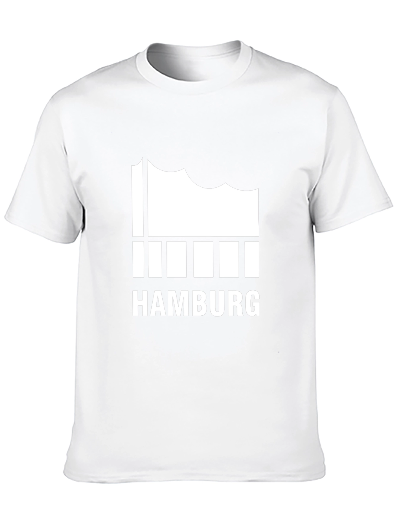 Hamburg T-Shirt Black Cotton Tee