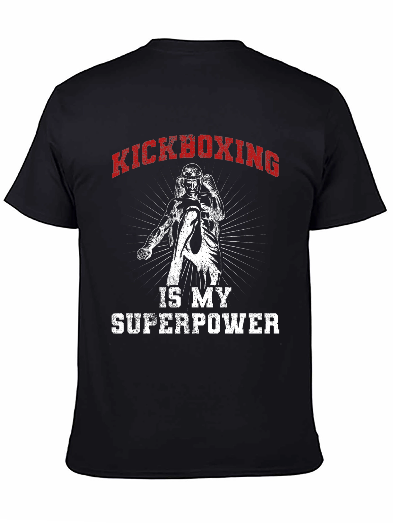 Kickboxing Superpower Graphic T-Shirt