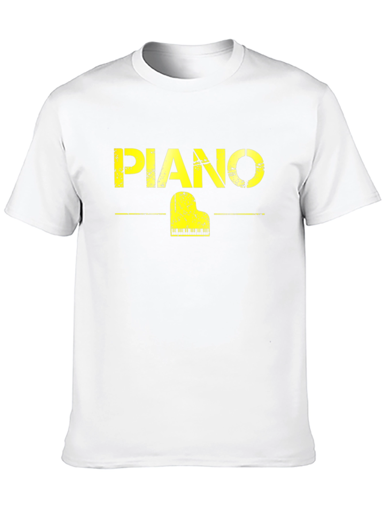 Piano Graphic Black T-Shirt