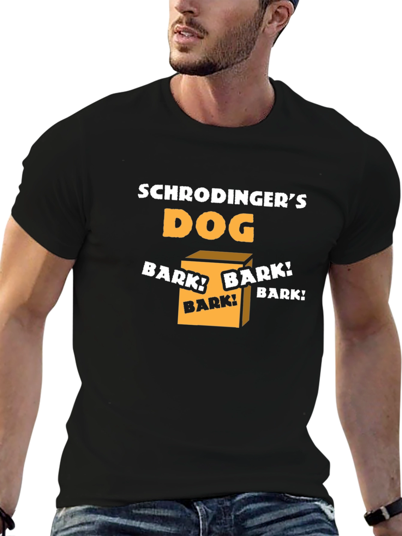 Schrödingers Dog T-Shirt - Funny Science Humor Tee