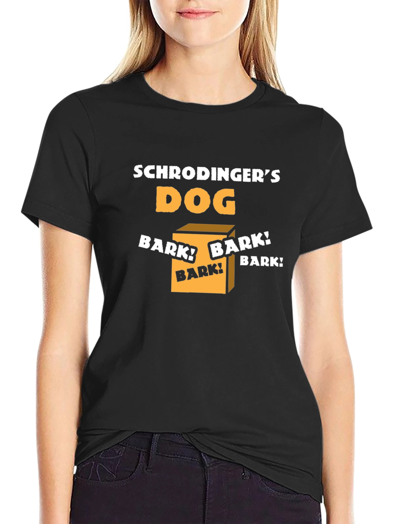 Schrödingers Dog T-Shirt - Funny Science Humor Tee