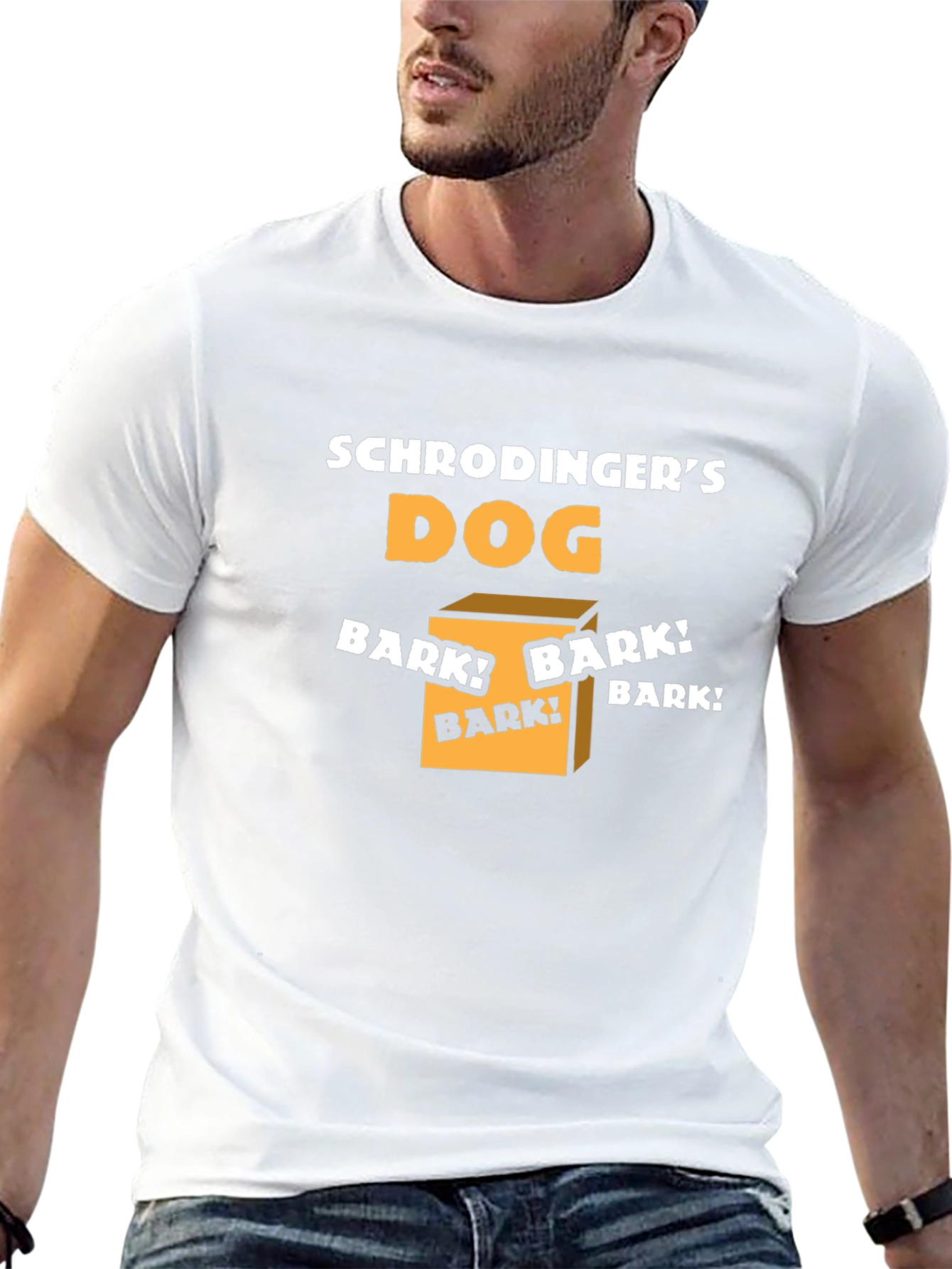 Schrödingers Dog T-Shirt - Funny Science Humor Tee