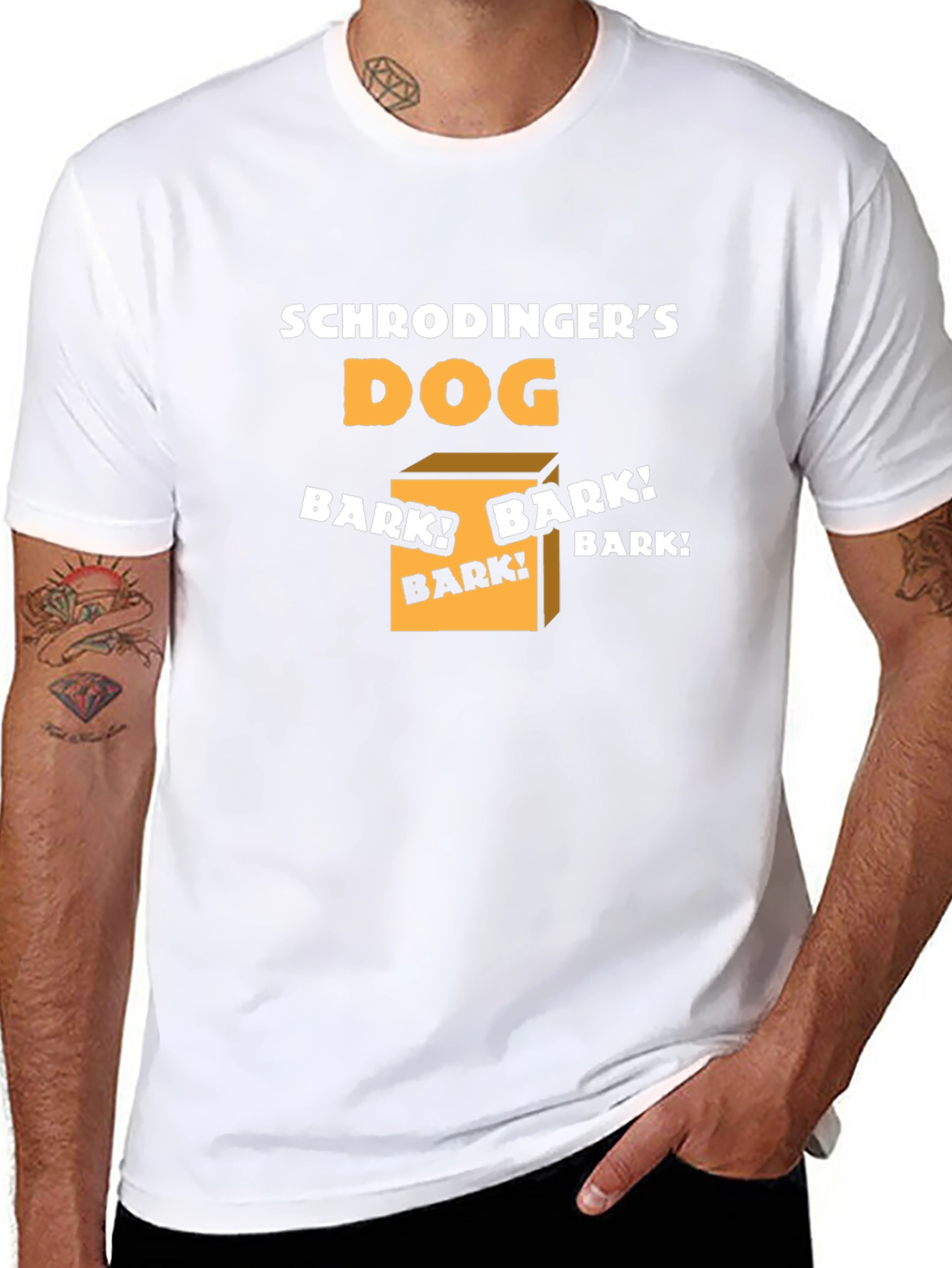 Schrödingers Dog T-Shirt - Funny Science Humor Tee