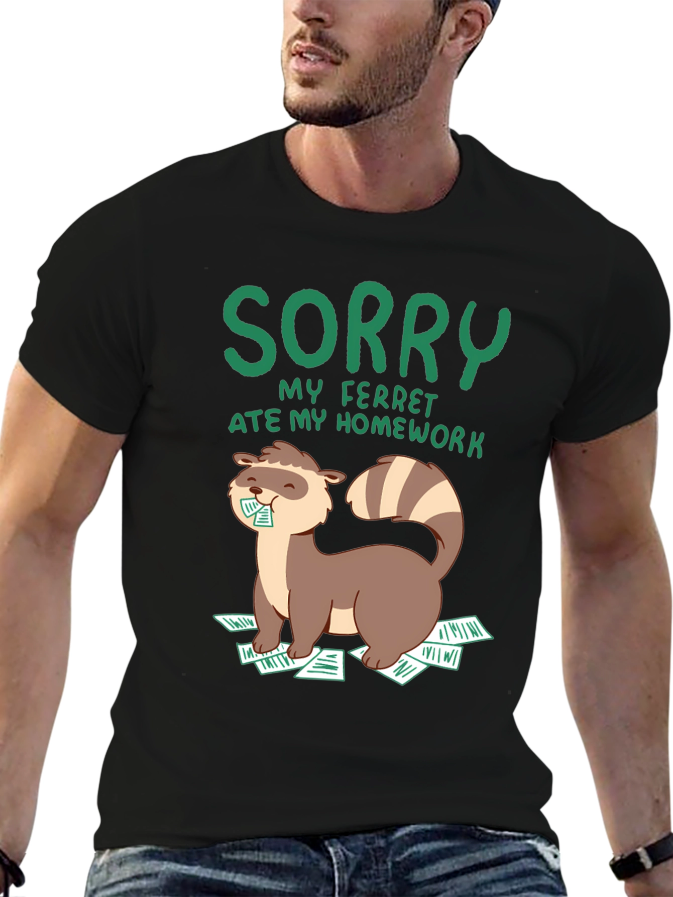 Sorry My Ferret Ate My Homework T-Shirt