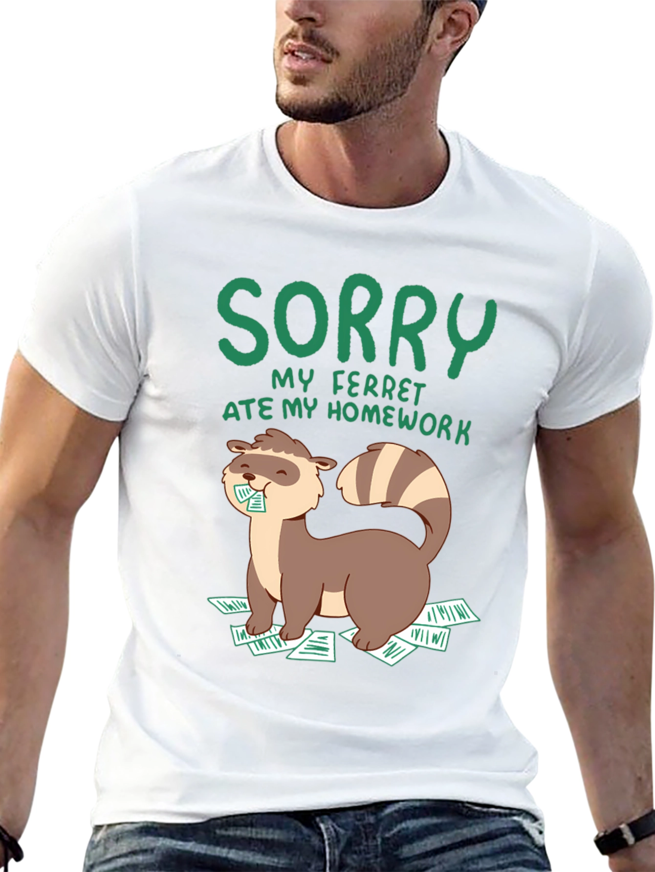 Sorry My Ferret Ate My Homework T-Shirt