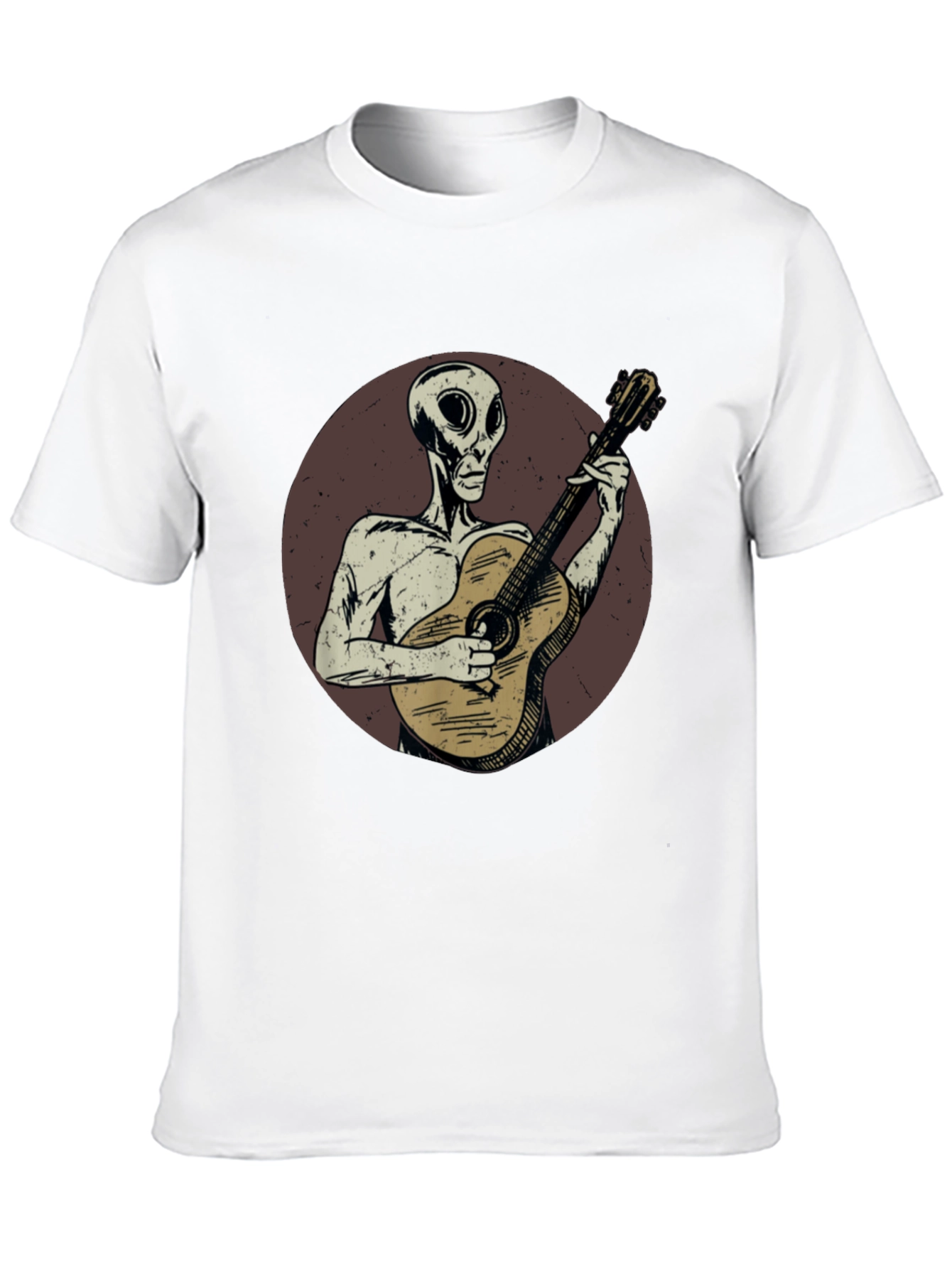 Alien Guitarist Graphic T-Shirt - Unique Design