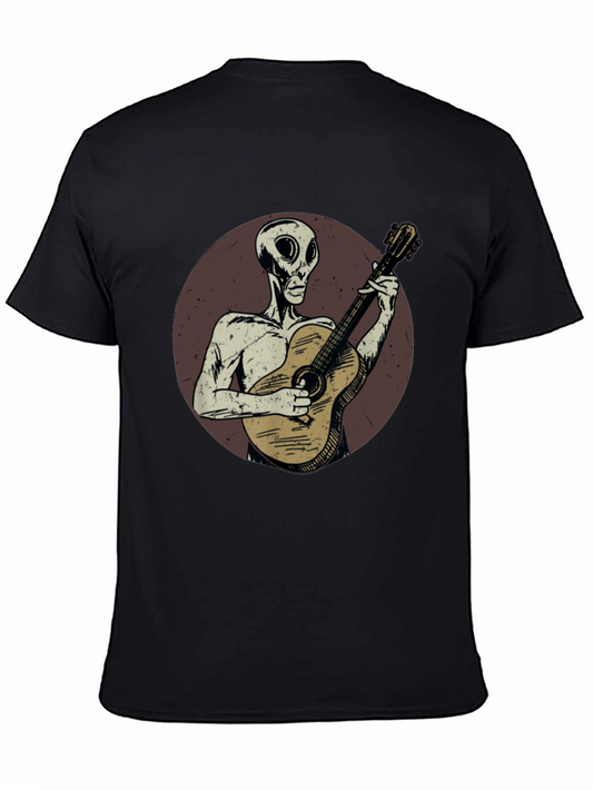 Alien Guitarist Graphic T-Shirt - Unique Design