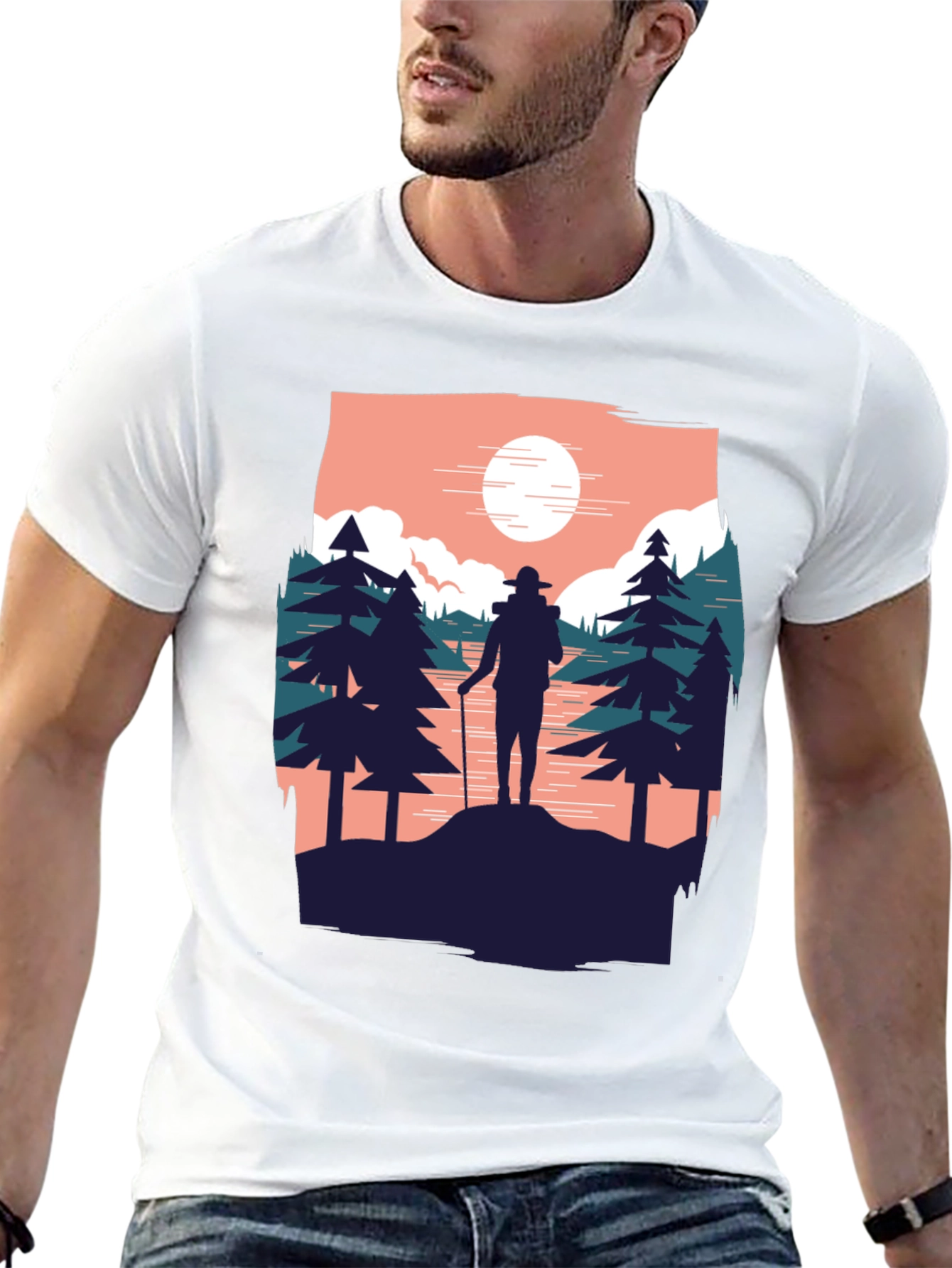 Nature Hiker Graphic T-Shirt - Unisex Tee