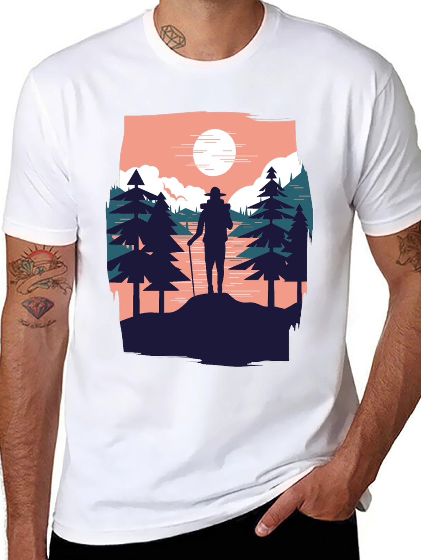 Nature Hiker Graphic T-Shirt - Unisex Tee