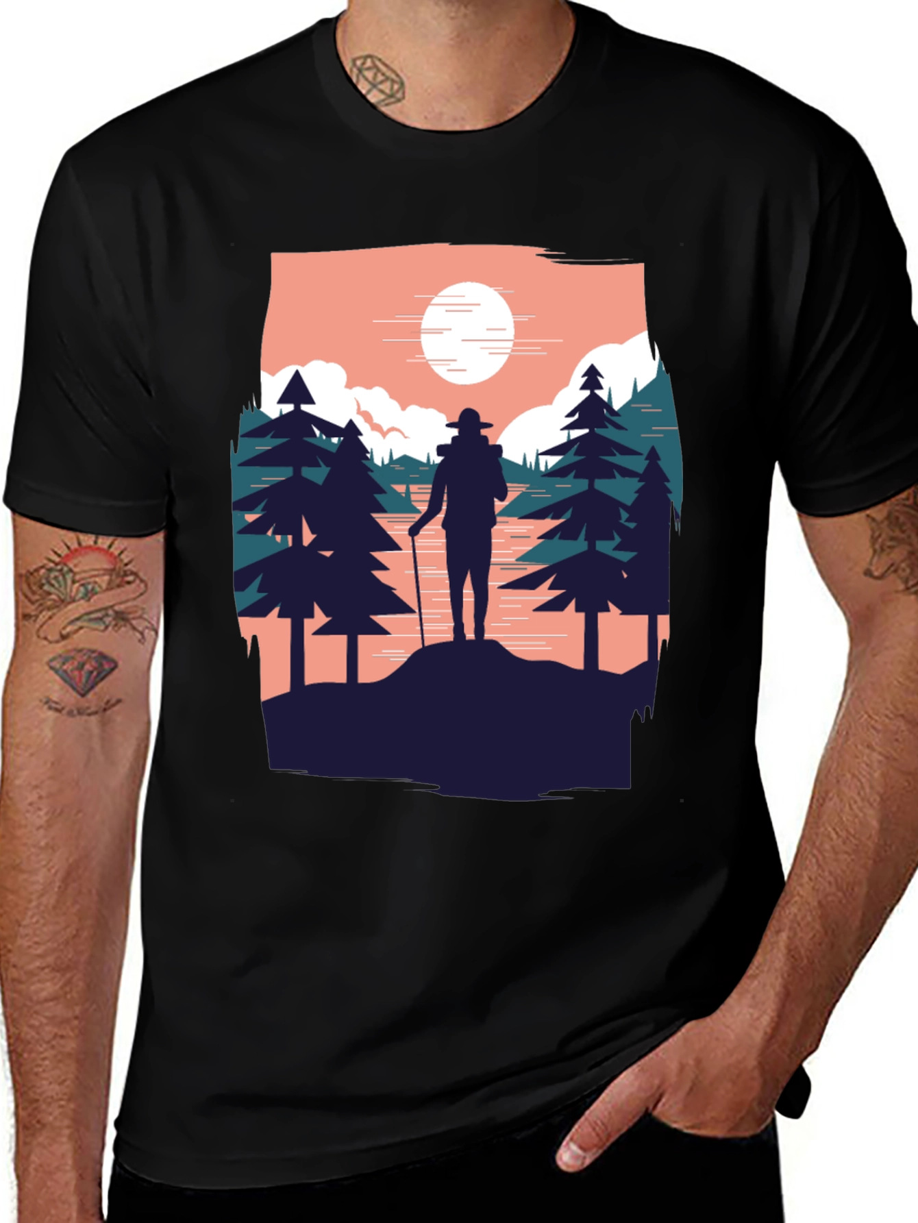 Nature Hiker Graphic T-Shirt - Unisex Tee