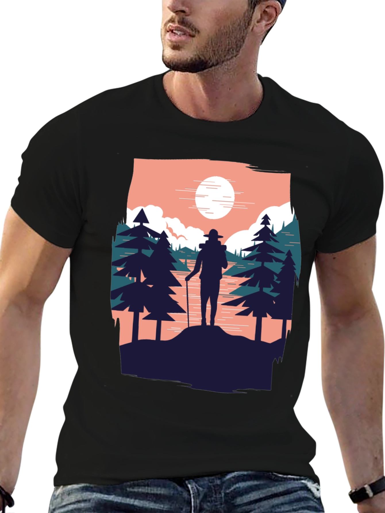 Nature Hiker Graphic T-Shirt - Unisex Tee