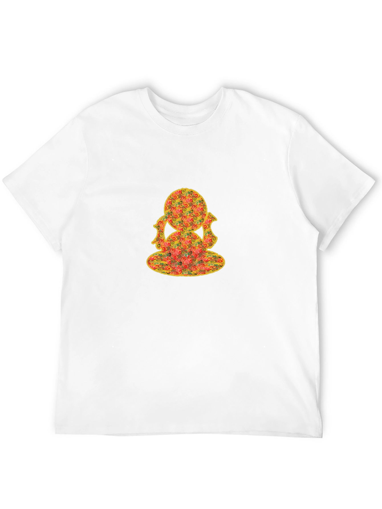 Unique Pattern Black T-Shirt
