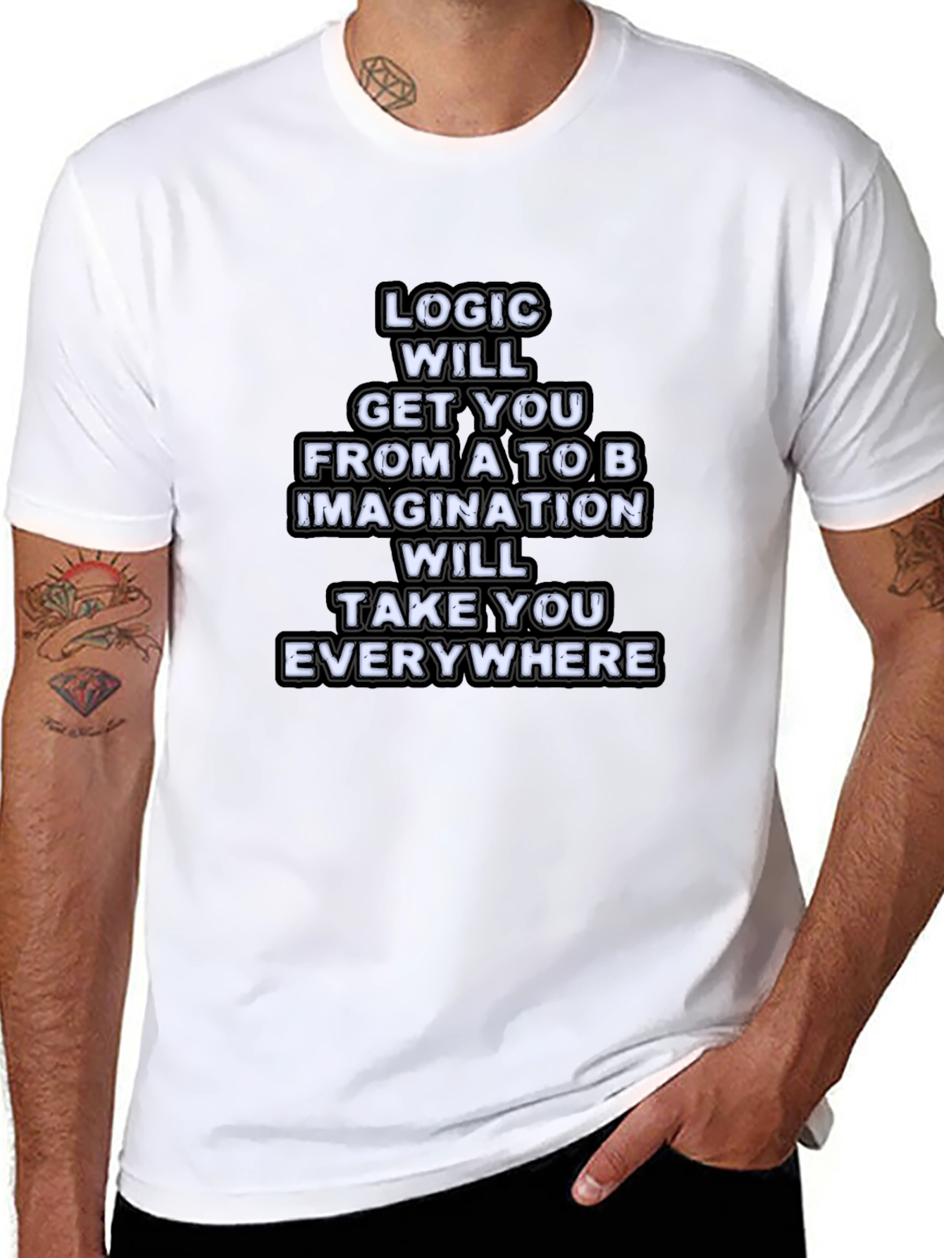 Logic vs. Imagination T-Shirt