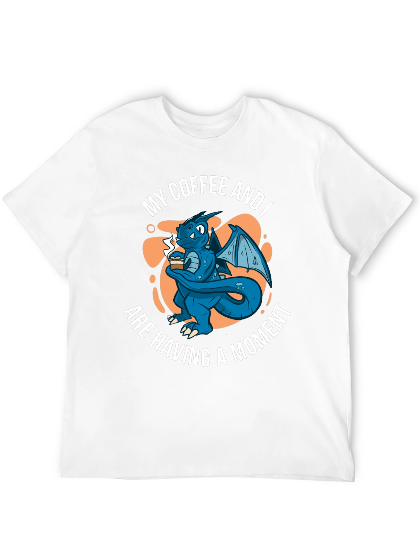 Dragon Coffee Moment Black T-Shirt