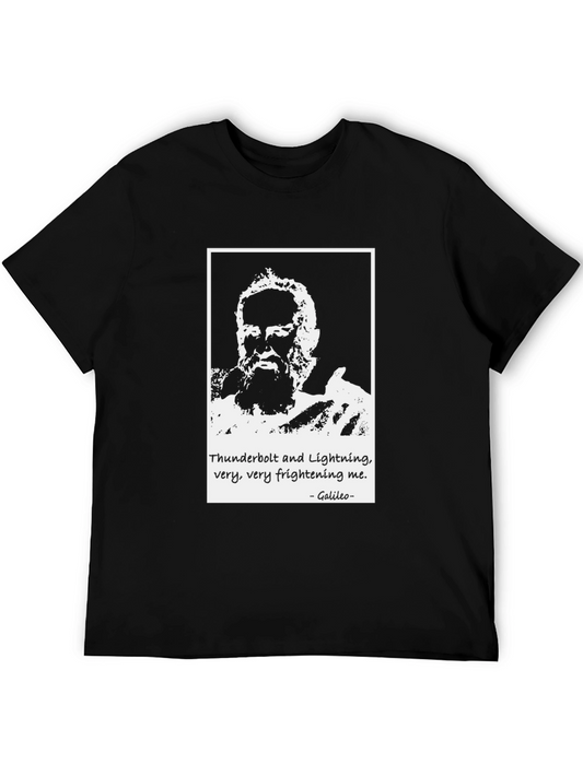 Galileo Thunderbolt and Lightning Black T-Shirt