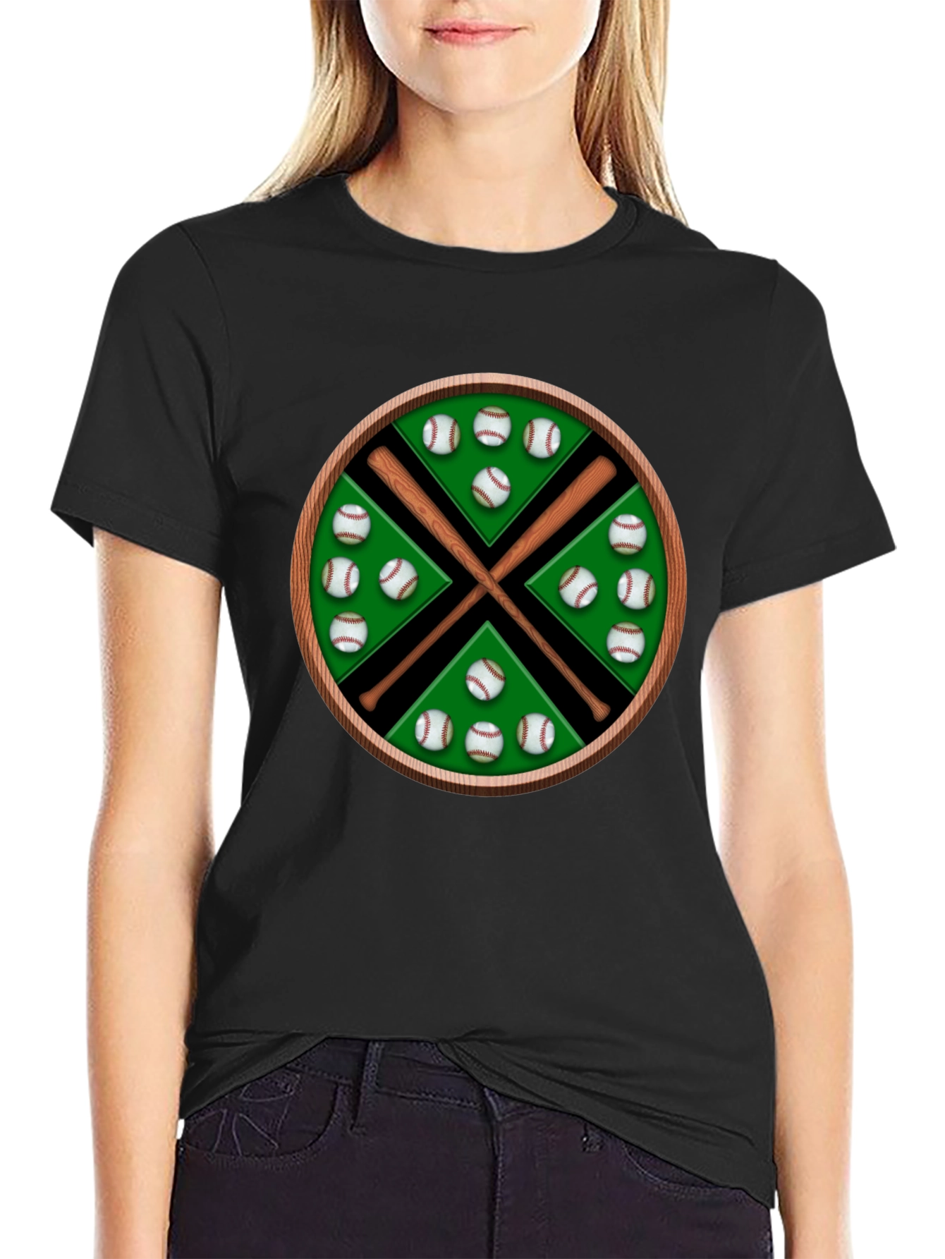 Baseball Bats & Balls Graphic Tee