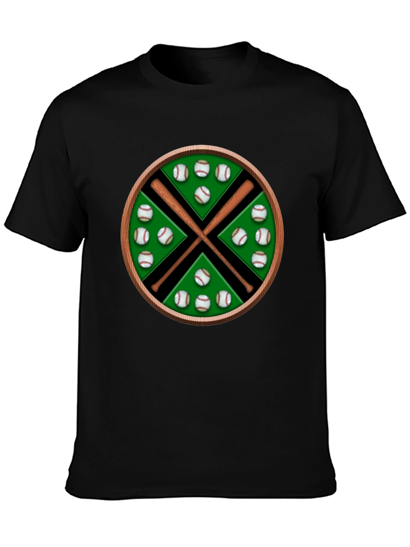 Baseball Bats & Balls Graphic Tee