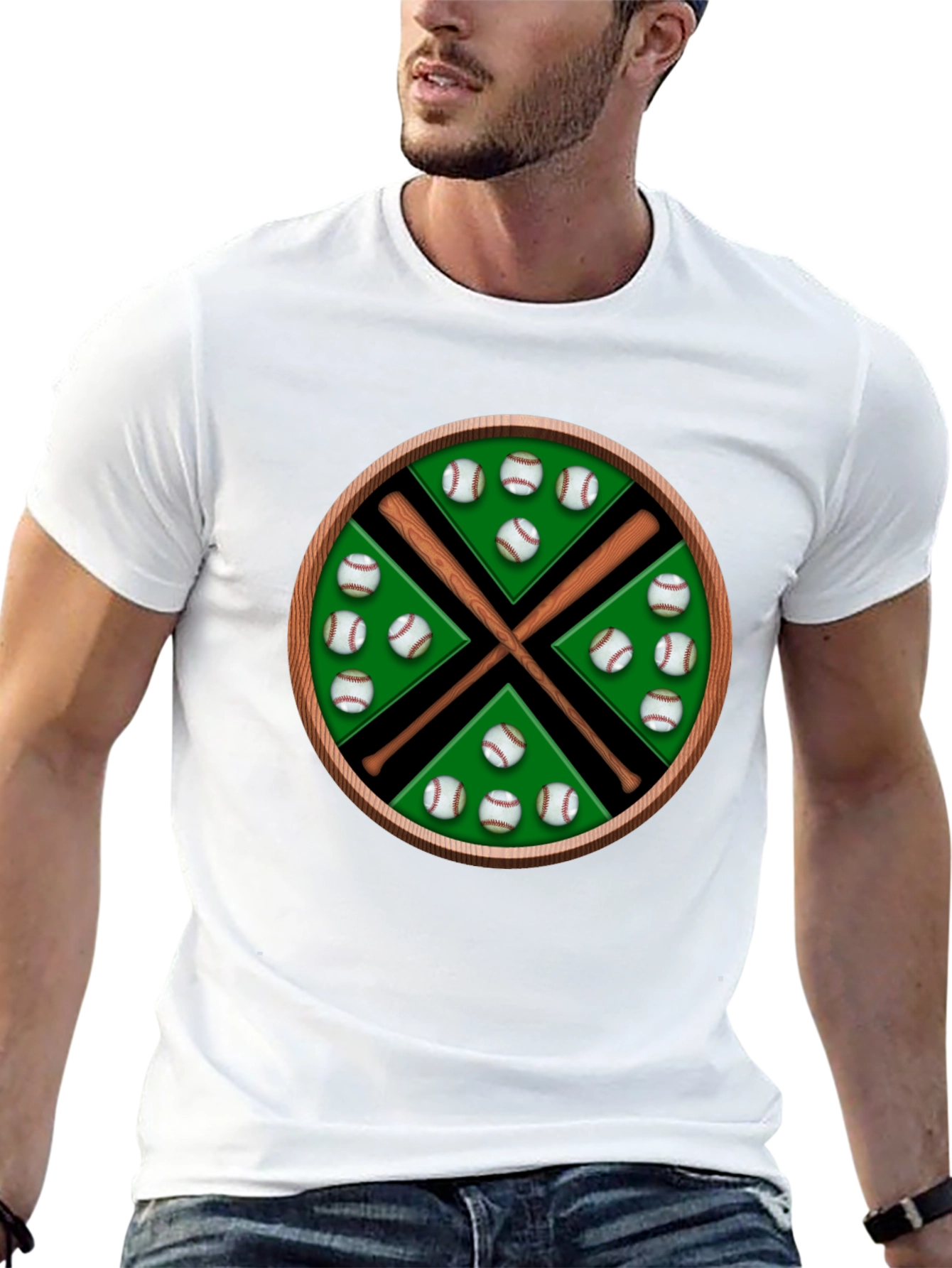 Baseball Bats & Balls Graphic Tee