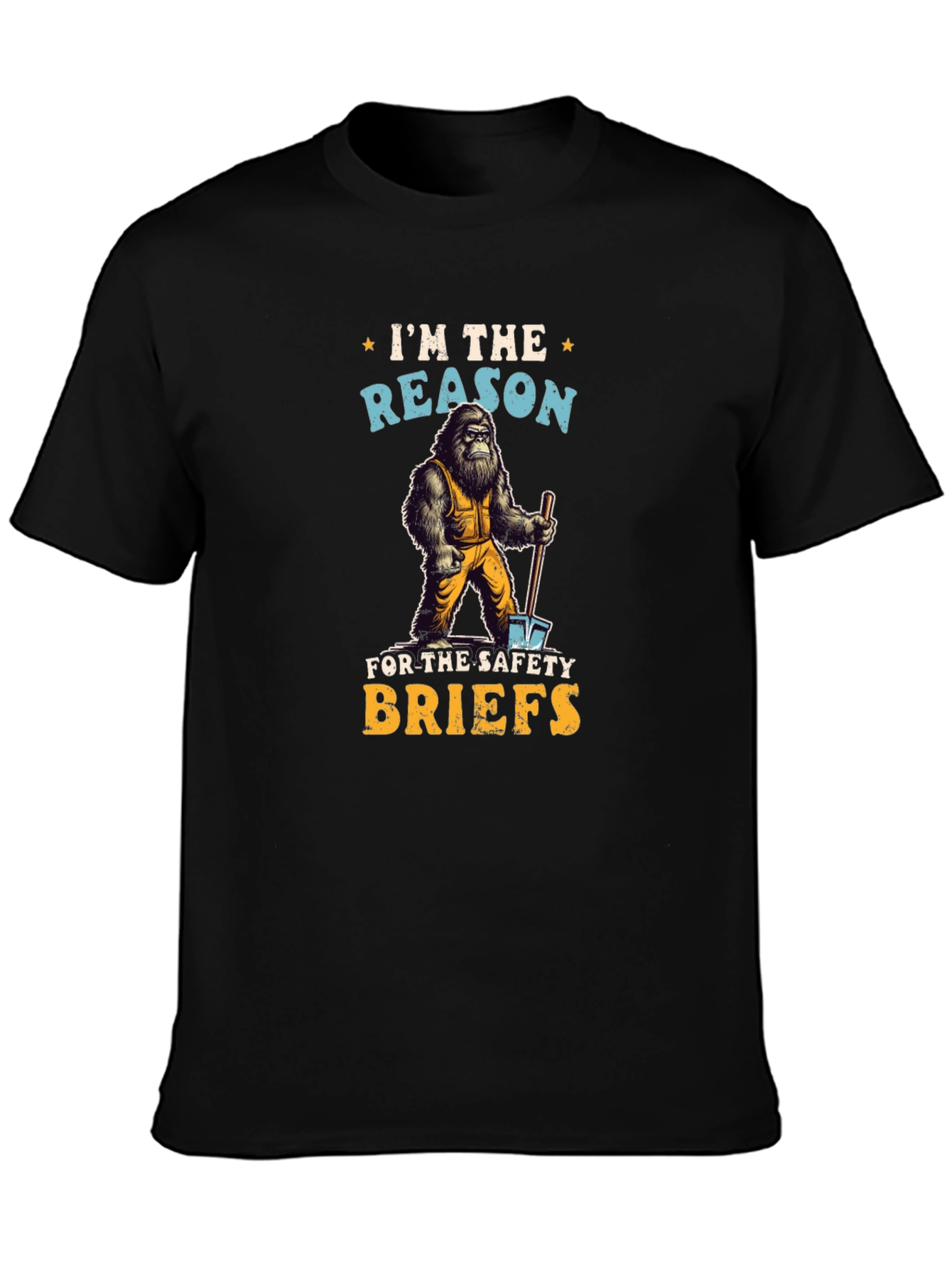 Sasquatch Safety Briefs T-Shirt