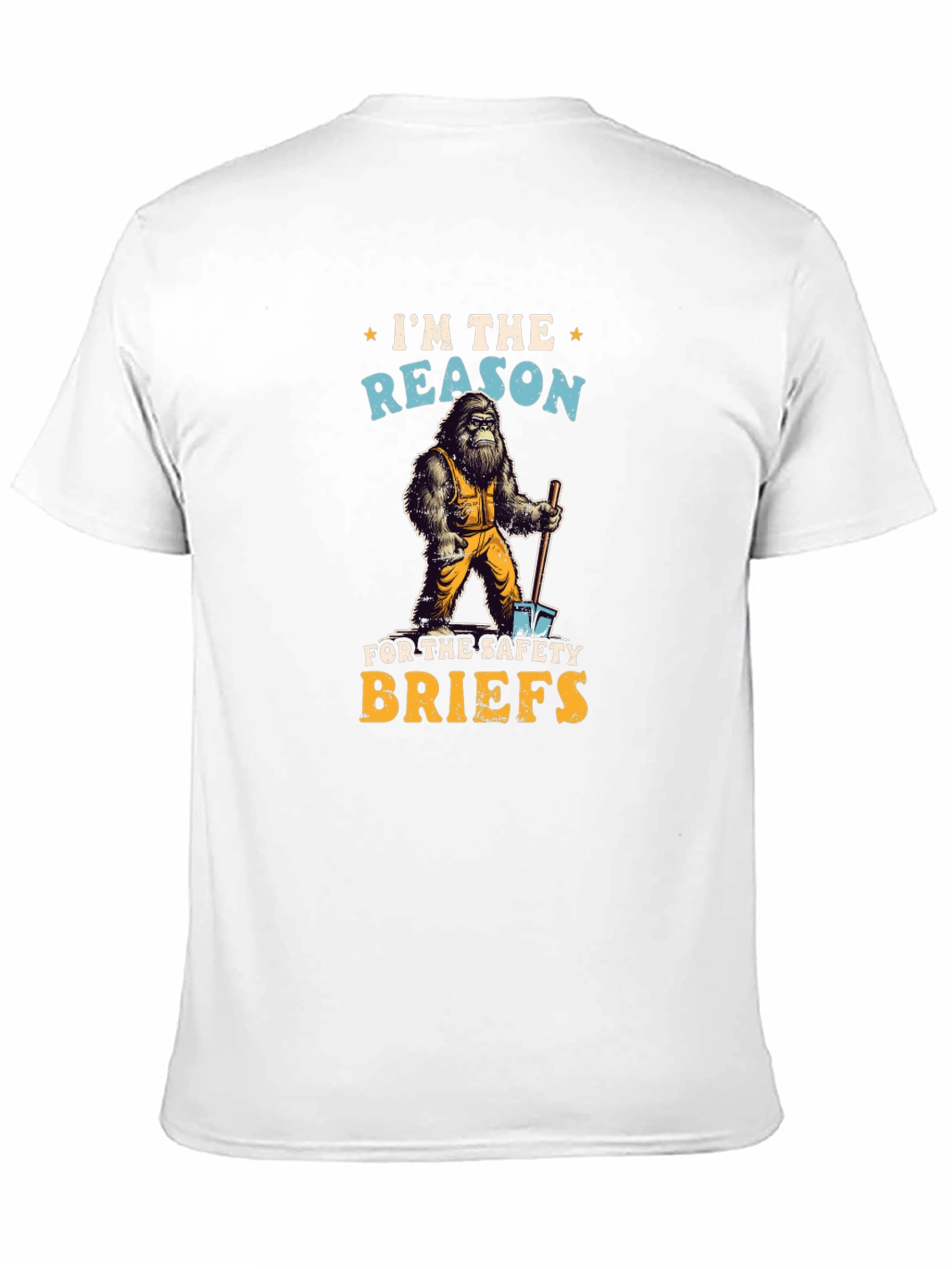 Sasquatch Safety Briefs T-Shirt