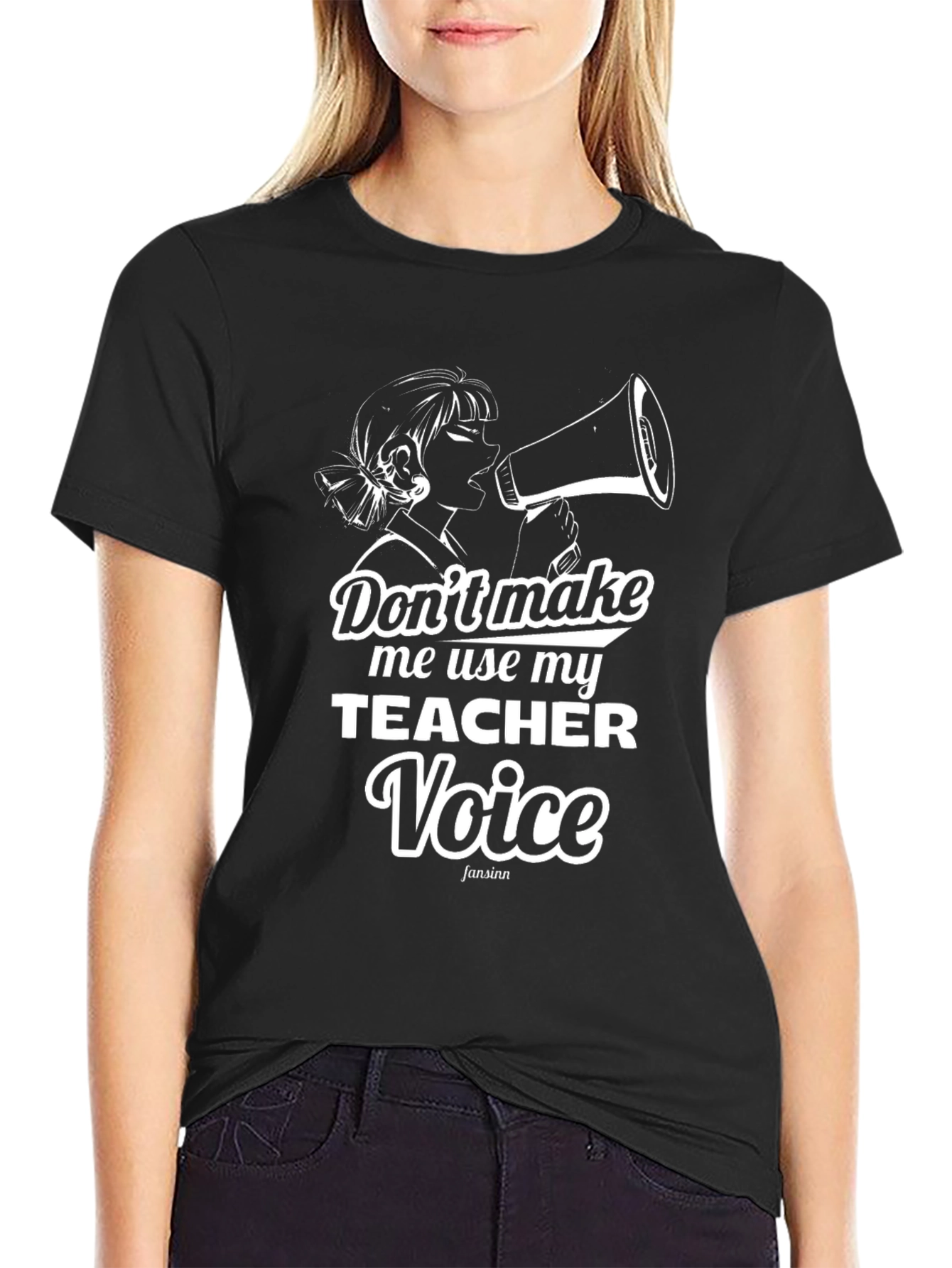 Teacher Voice T-Shirt - Funny Teaching Apparel