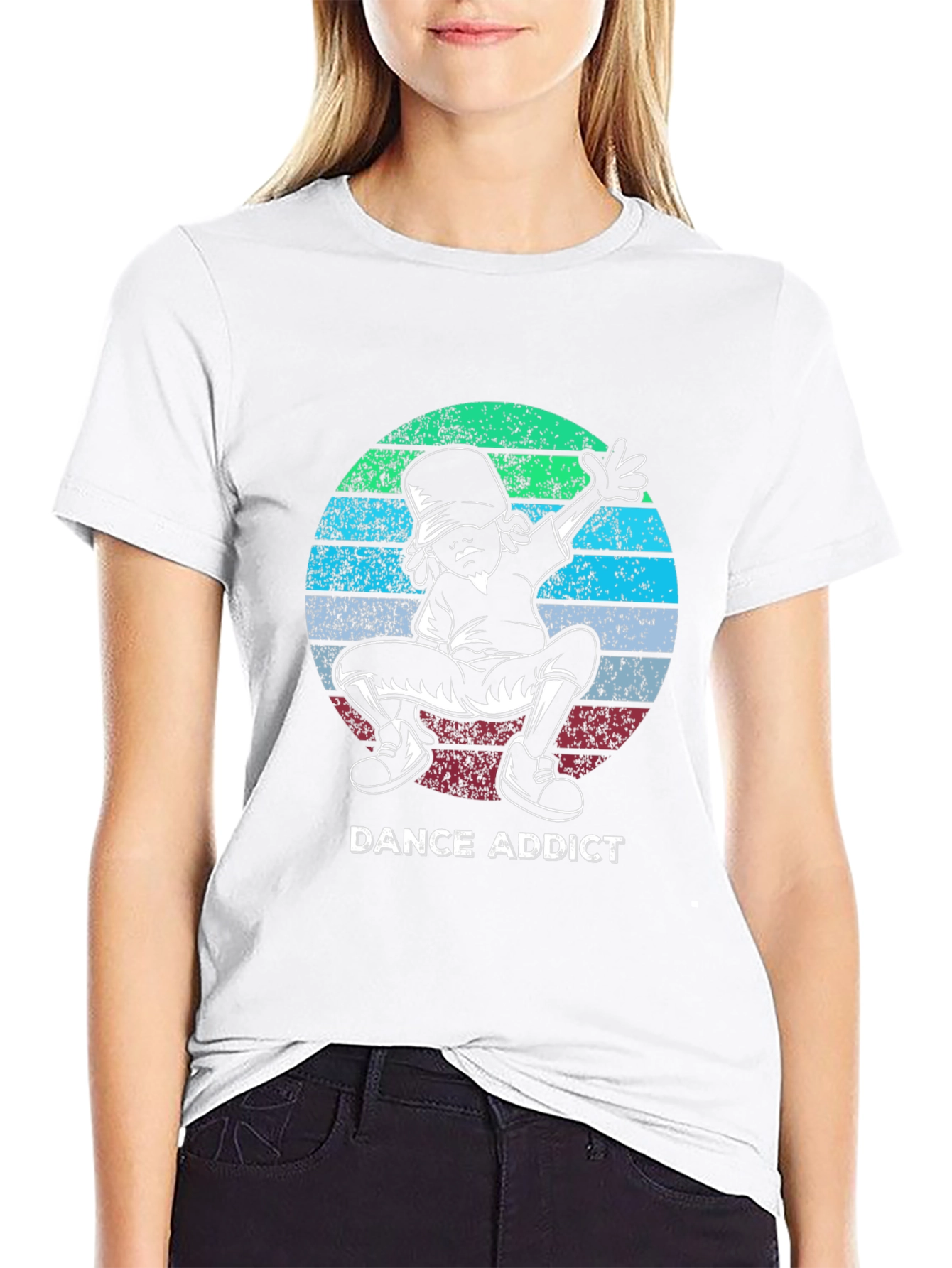 Dance Addict T-Shirt - Funky Street Dancer Design