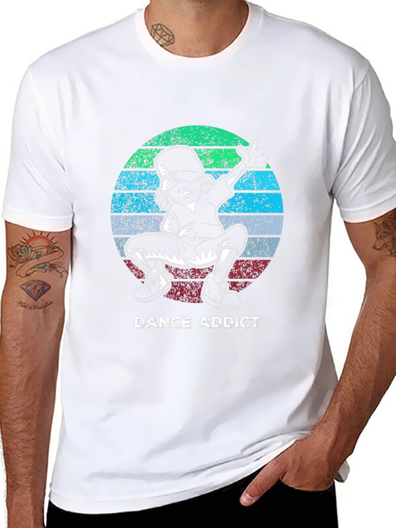 Dance Addict T-Shirt - Funky Street Dancer Design