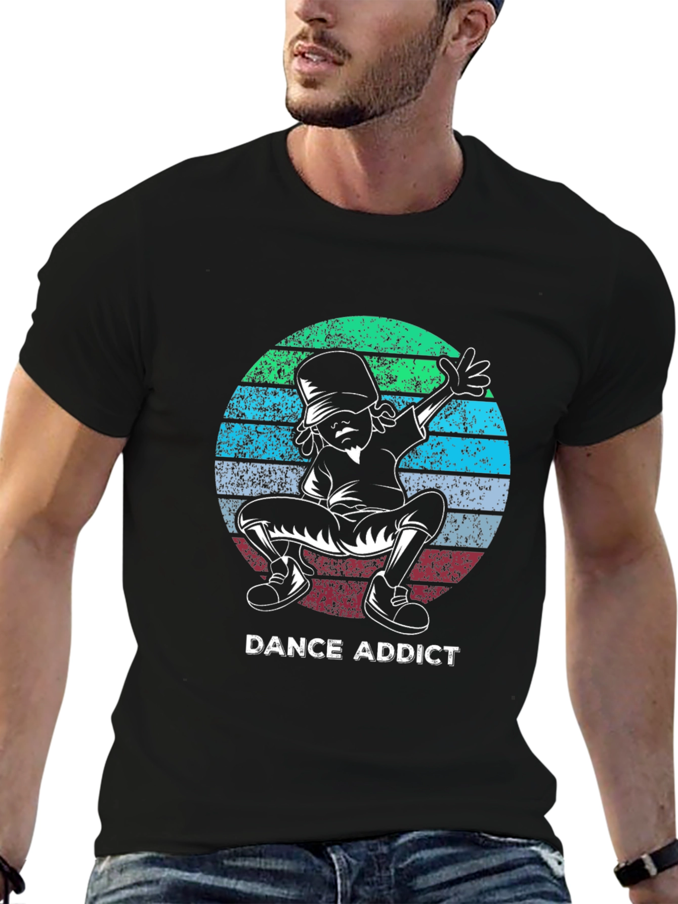 Dance Addict T-Shirt - Funky Street Dancer Design