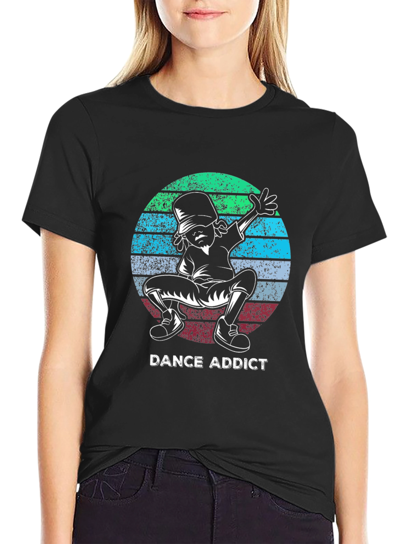 Dance Addict T-Shirt - Funky Street Dancer Design