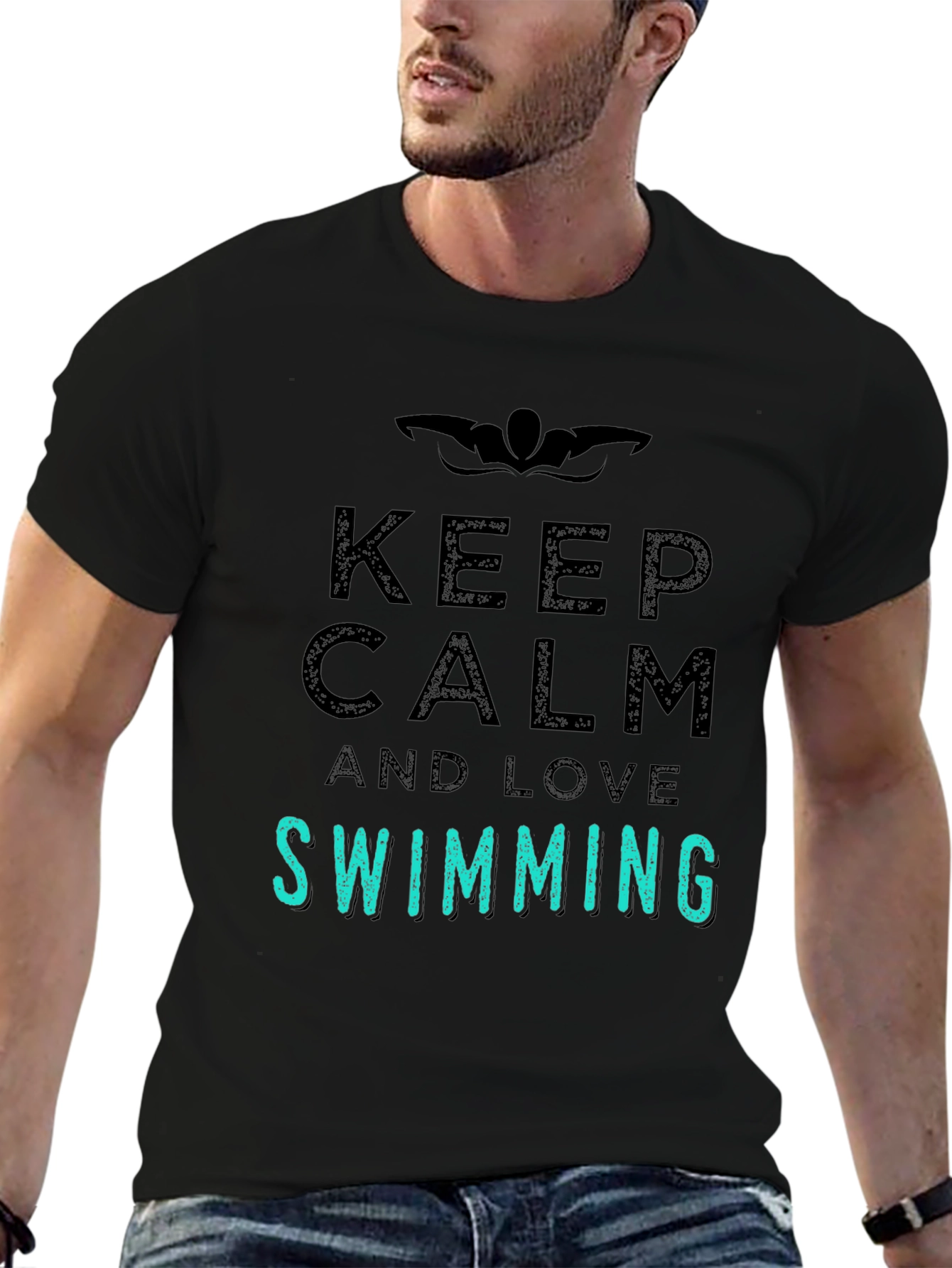 Keep Calm and Love Swimming T-Shirt