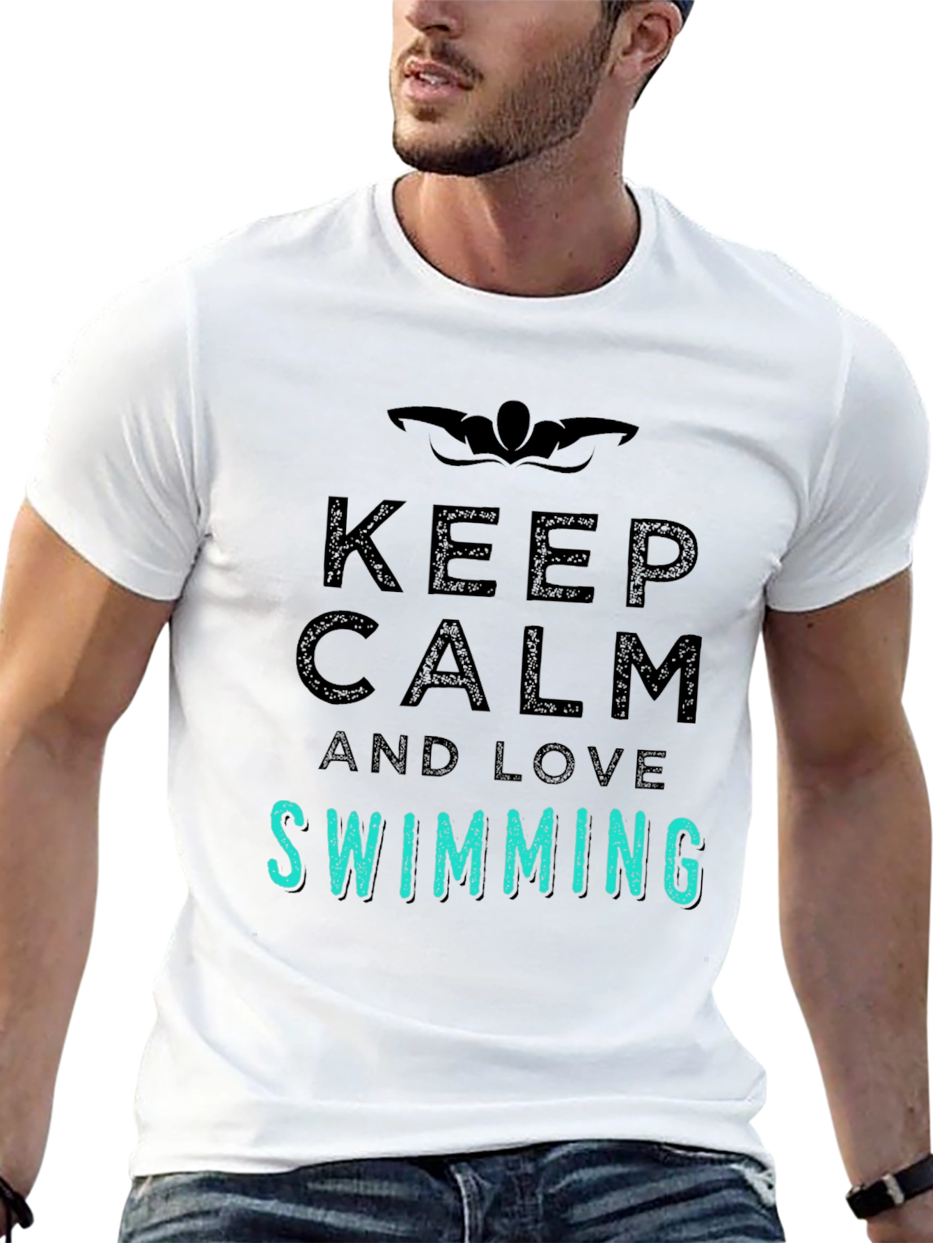 Keep Calm and Love Swimming T-Shirt