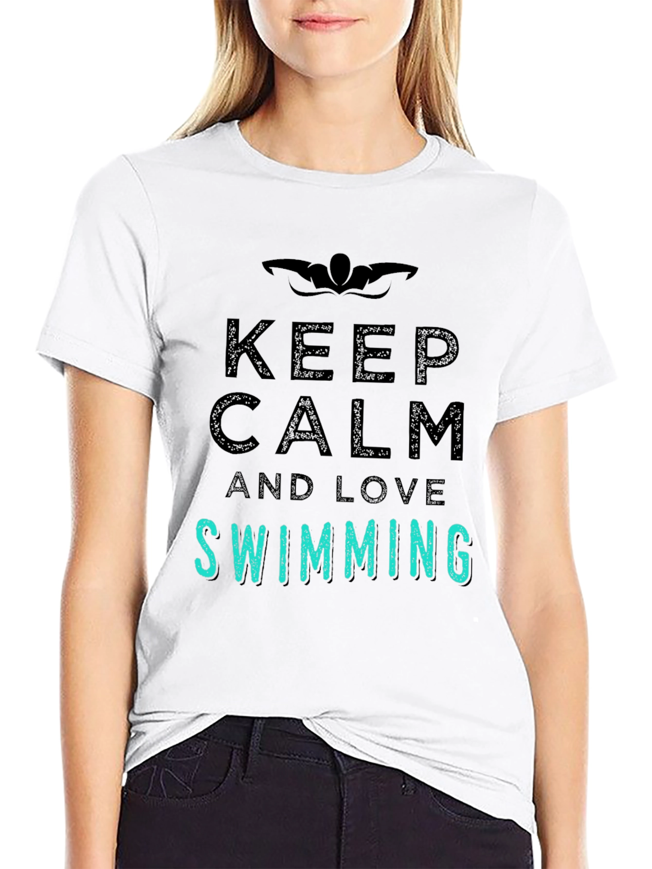 Keep Calm and Love Swimming T-Shirt