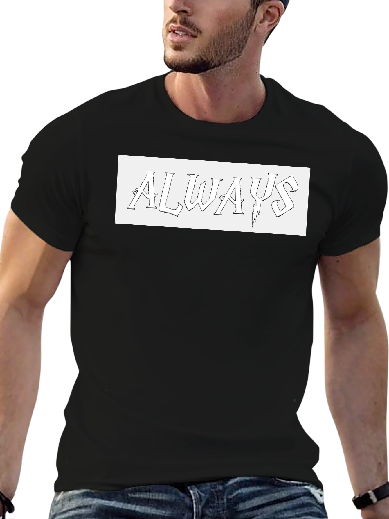 Always Graphic T-Shirt - Mens Black Tee