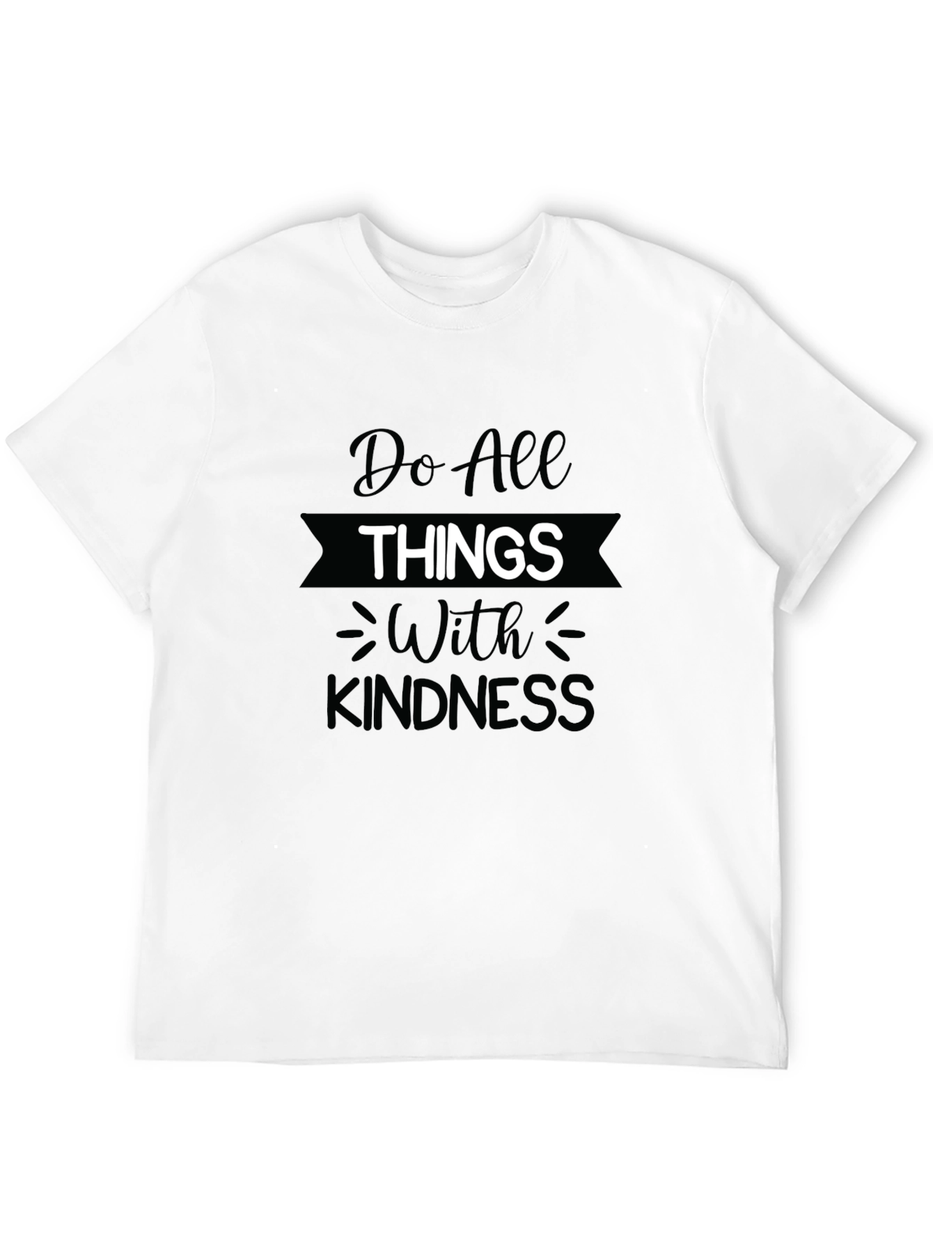 Kindness Graphic Tee - Mens Black T-Shirt