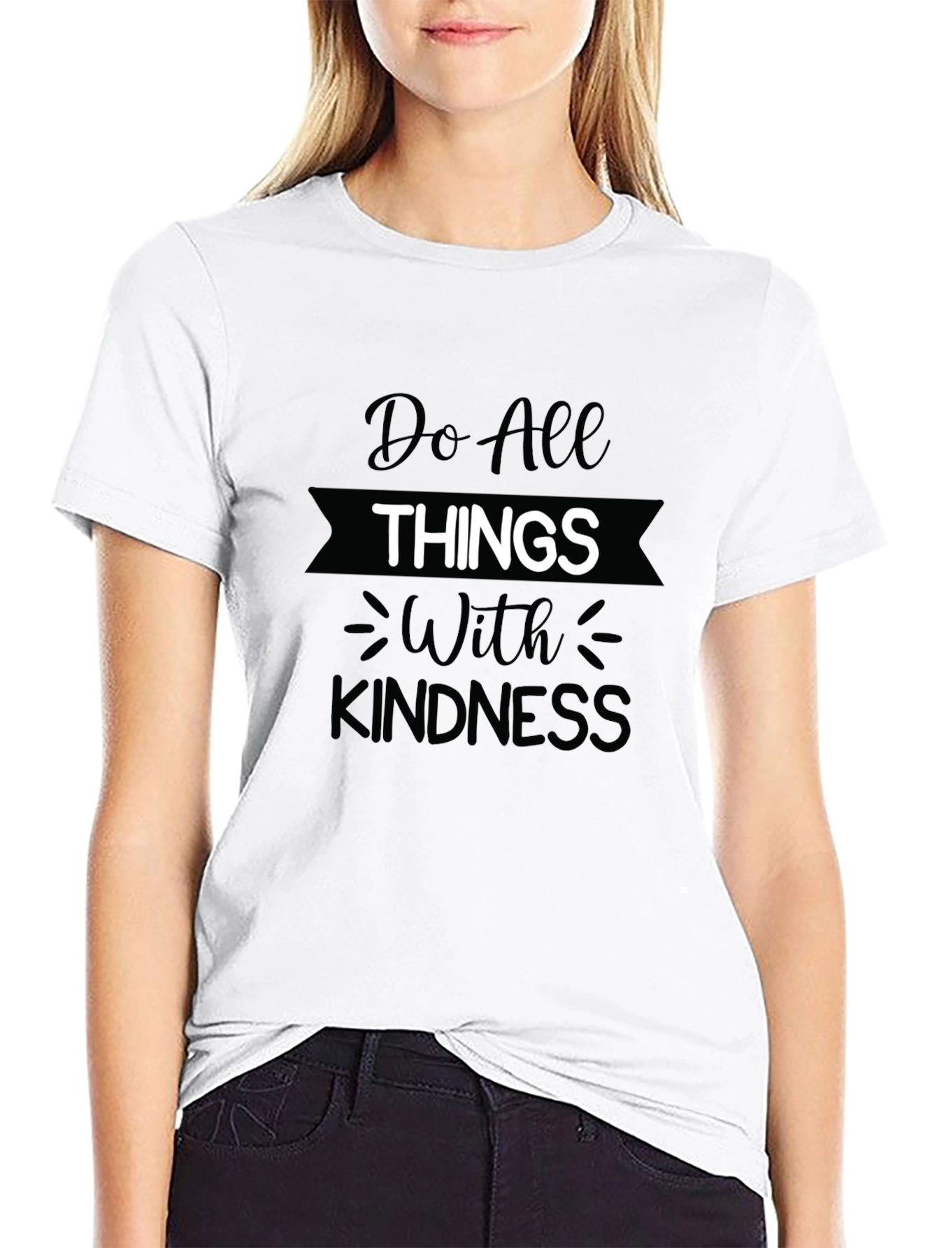 Kindness Graphic Tee - Mens Black T-Shirt