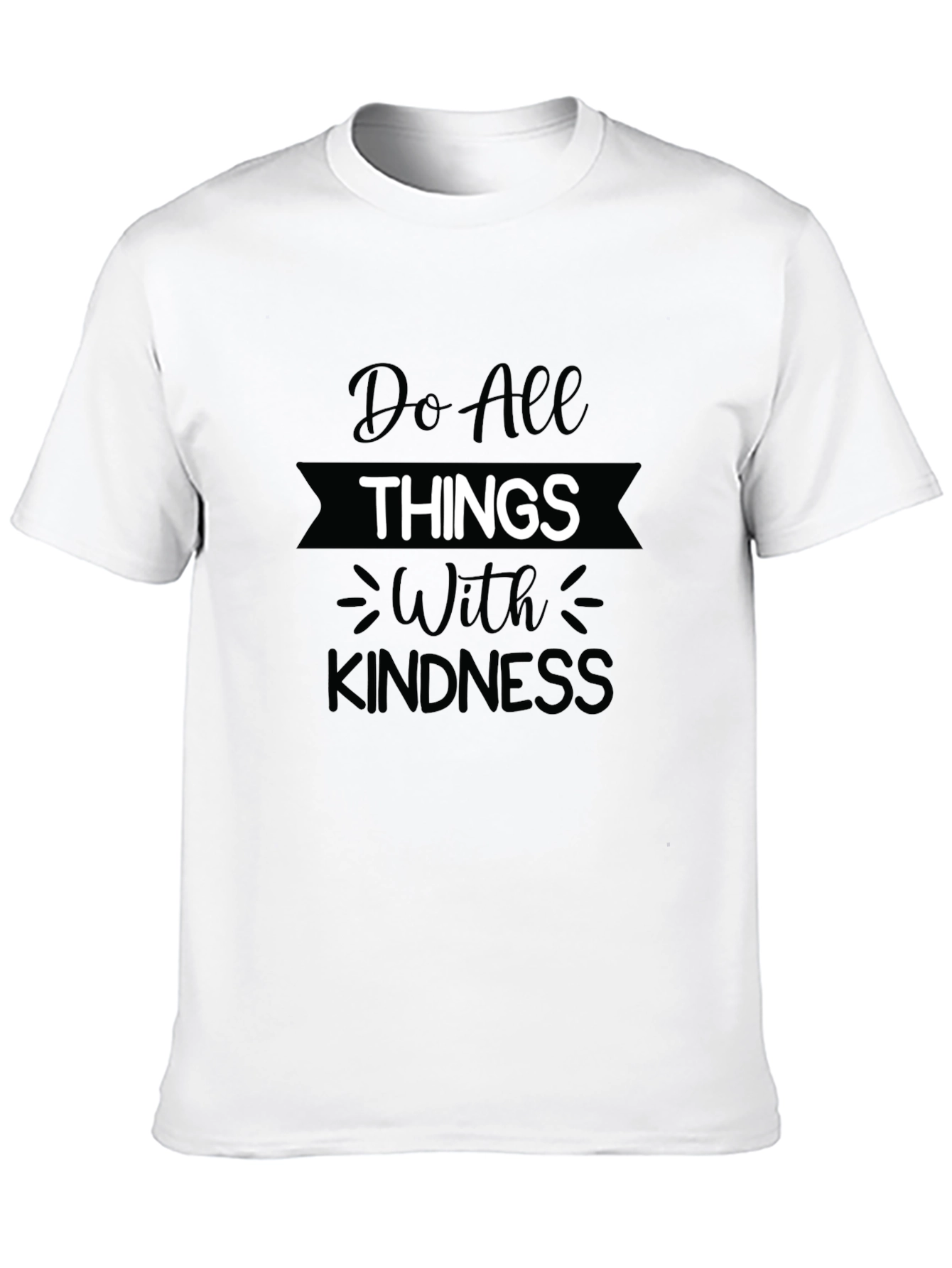 Kindness Graphic Tee - Mens Black T-Shirt