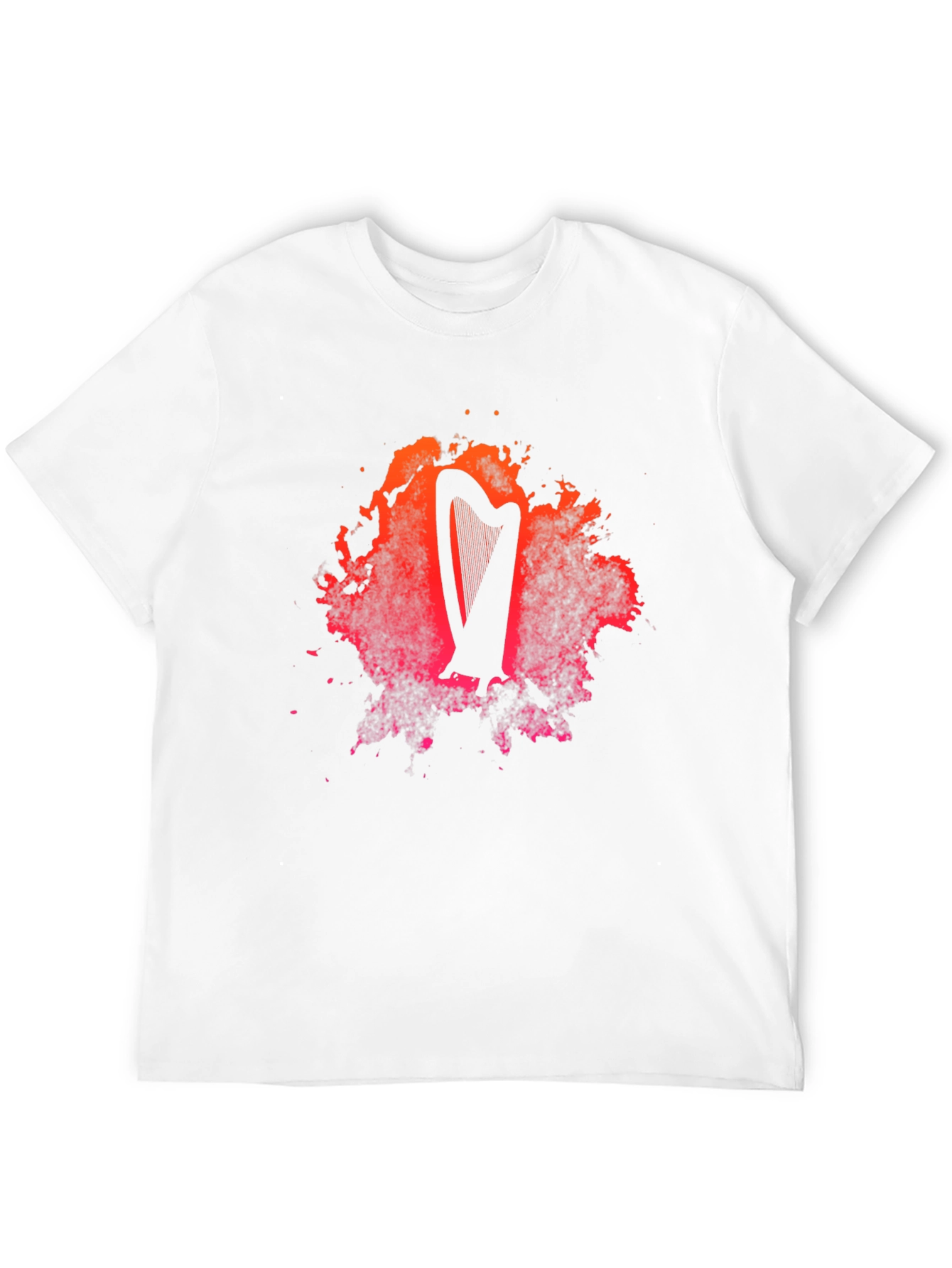 Harp Graphic Black T-Shirt