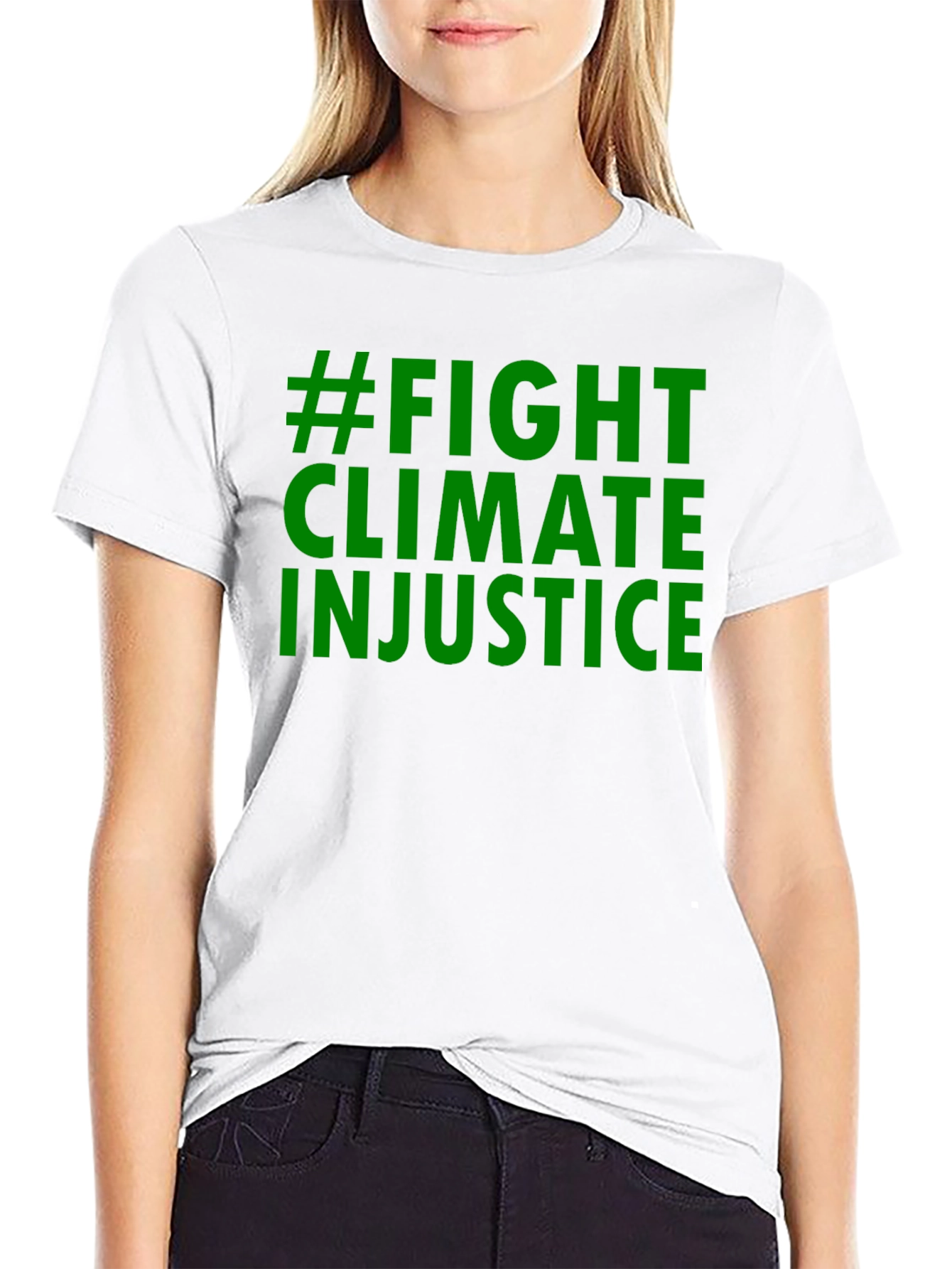 Fight Climate Injustice Black T-Shirt
