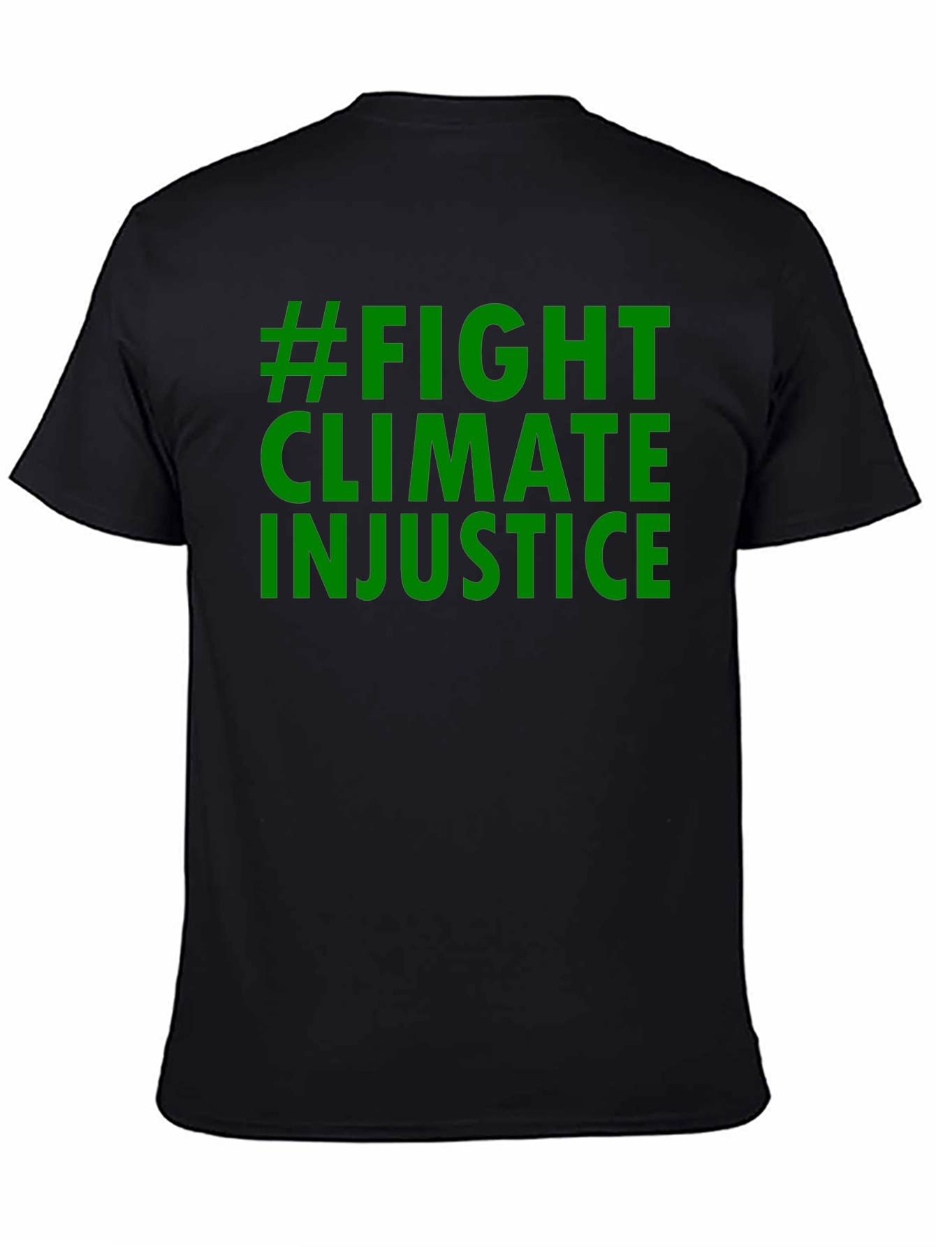 Fight Climate Injustice Black T-Shirt