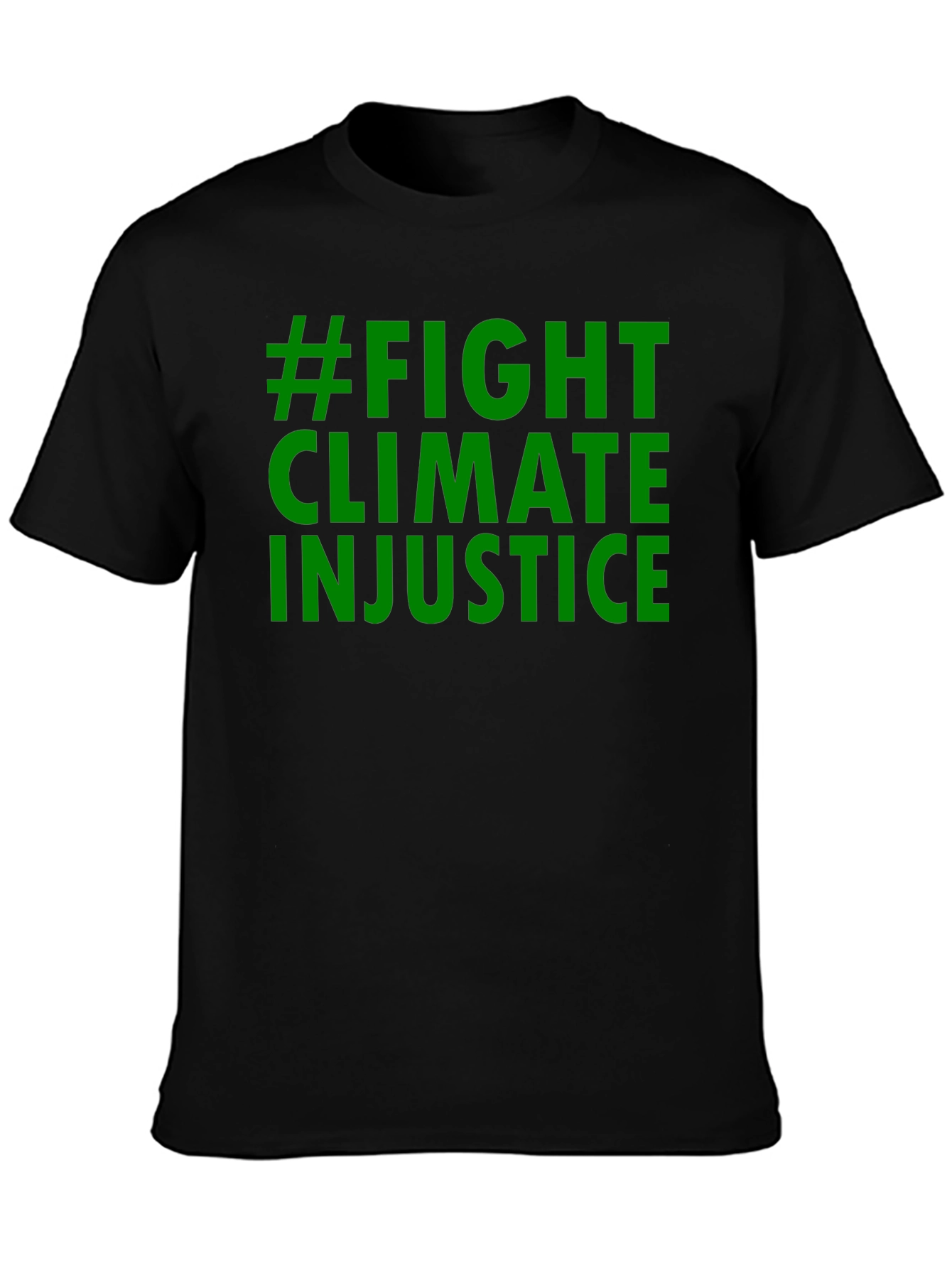 Fight Climate Injustice Black T-Shirt