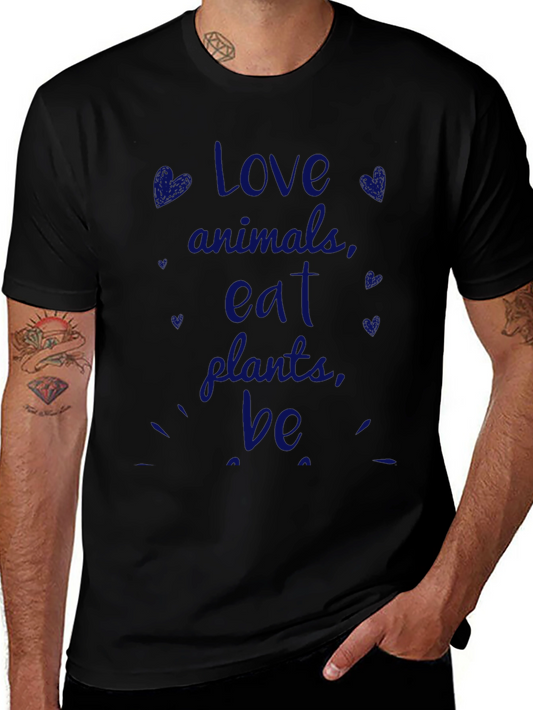 Love Animals Eat Plants Be Kind T-Shirt