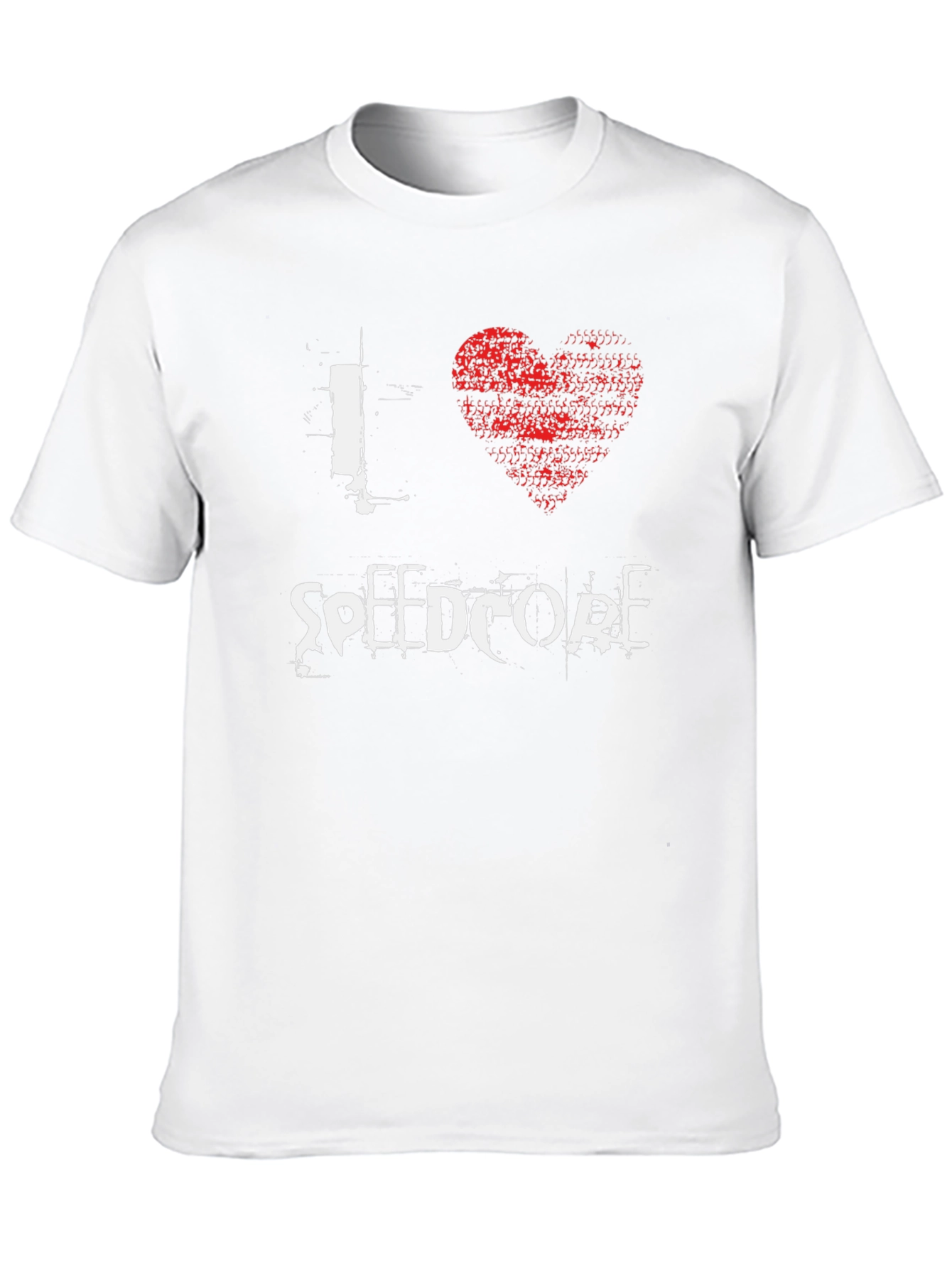 I Love Speedcore Black Graphic Tee