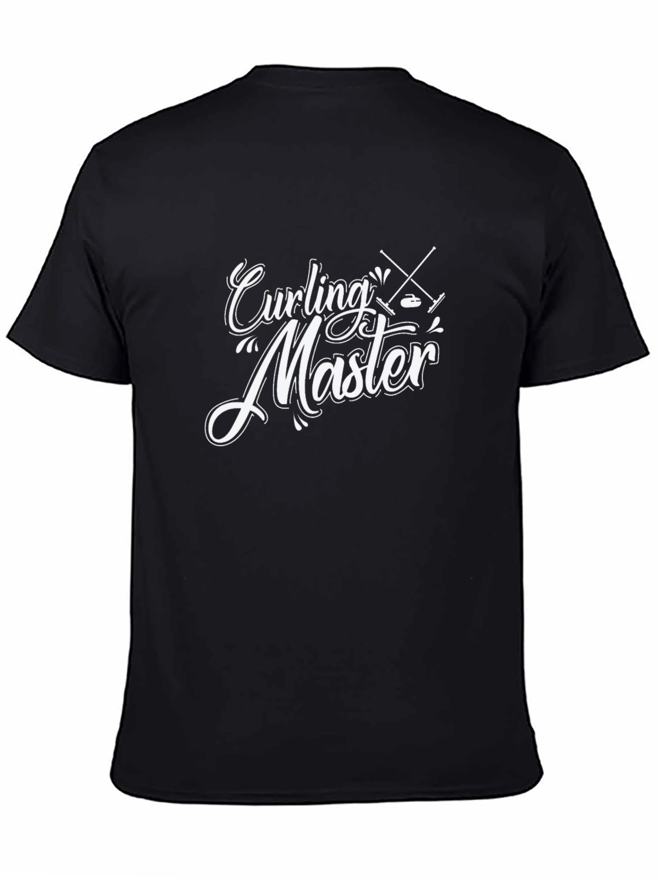 Curling Master Black T-Shirt