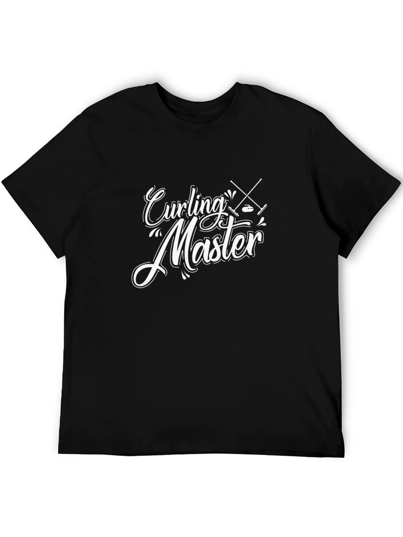 Curling Master Black T-Shirt