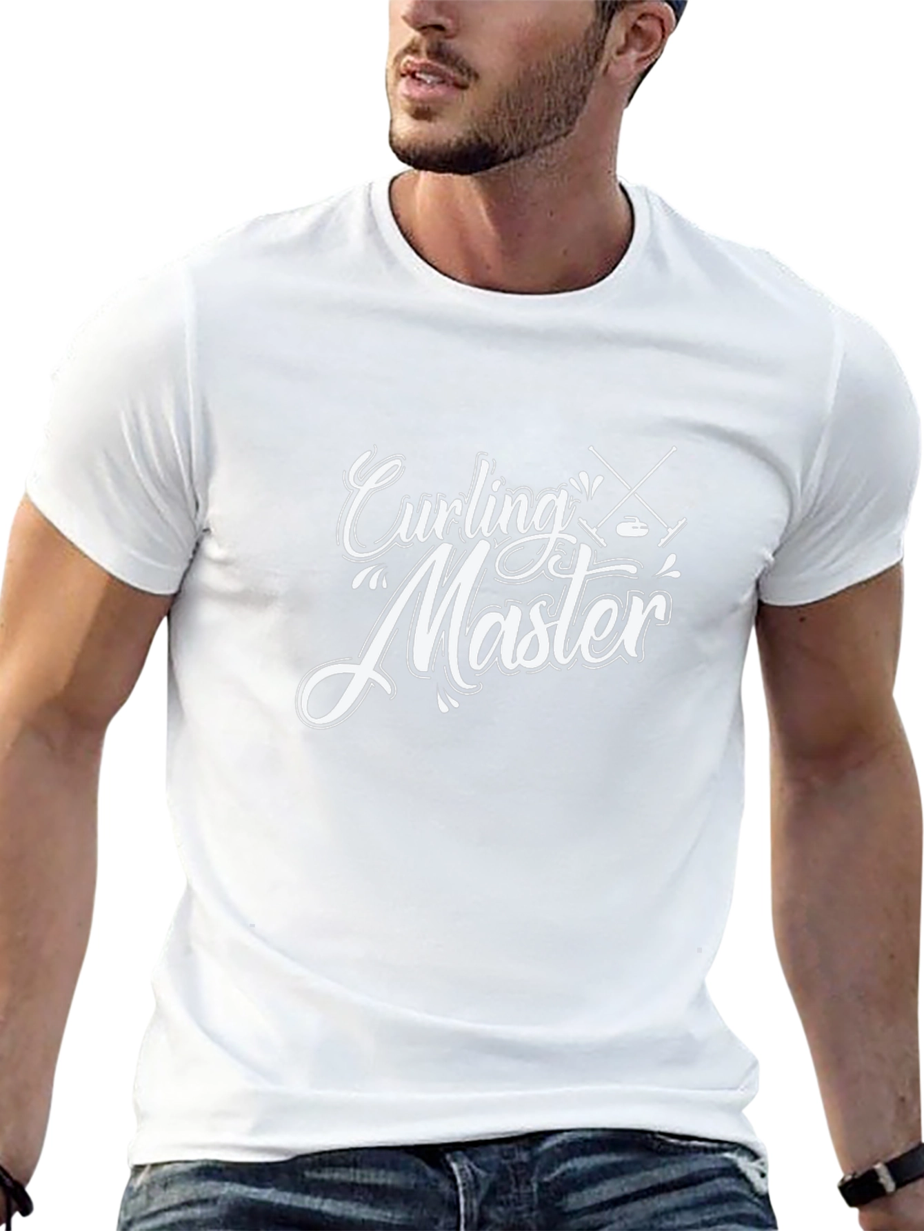 Curling Master Black T-Shirt