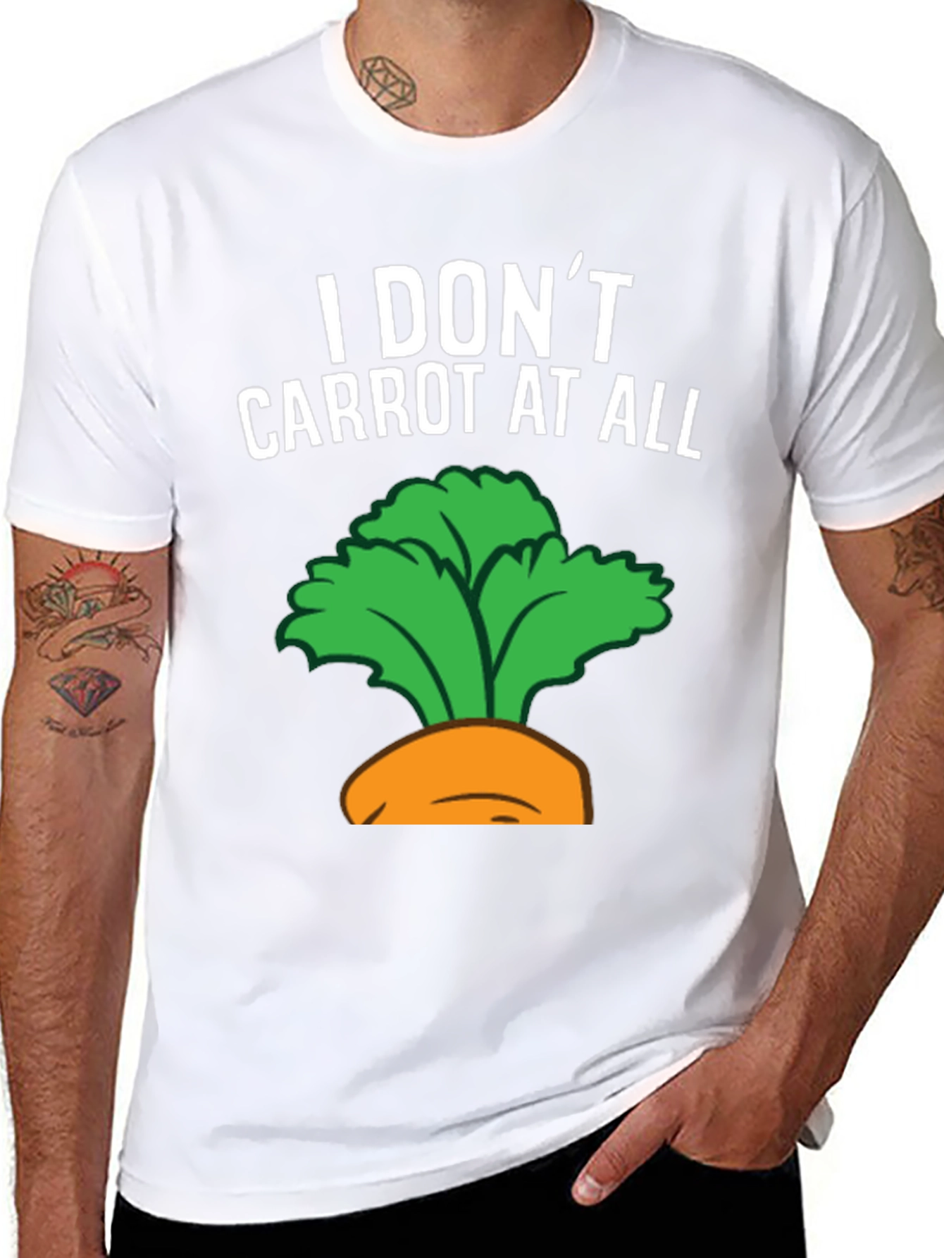 I Dont Carrot at All Graphic Tee