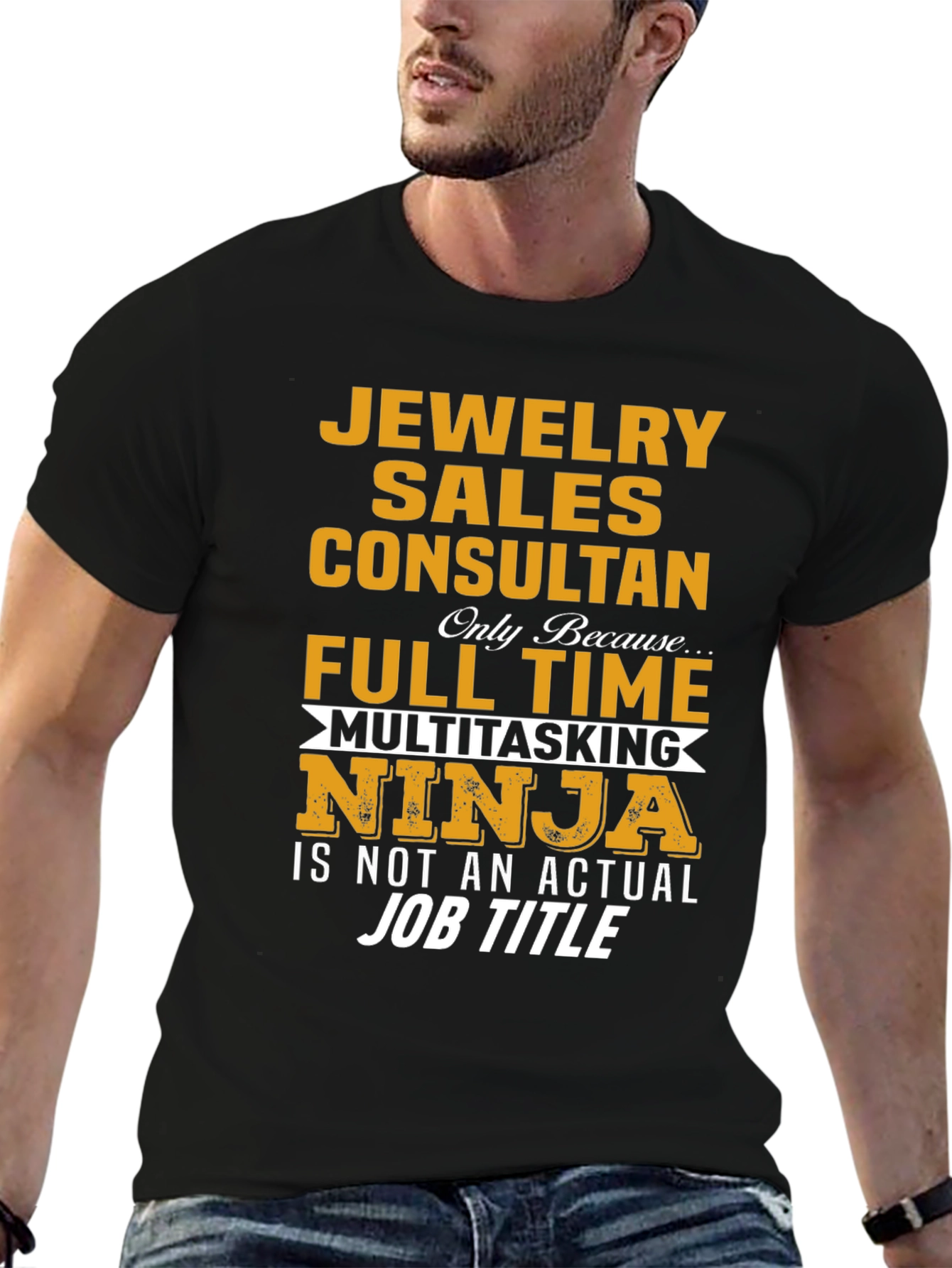 Jewelry Sales Consultant Multitasking Ninja T-Shirt