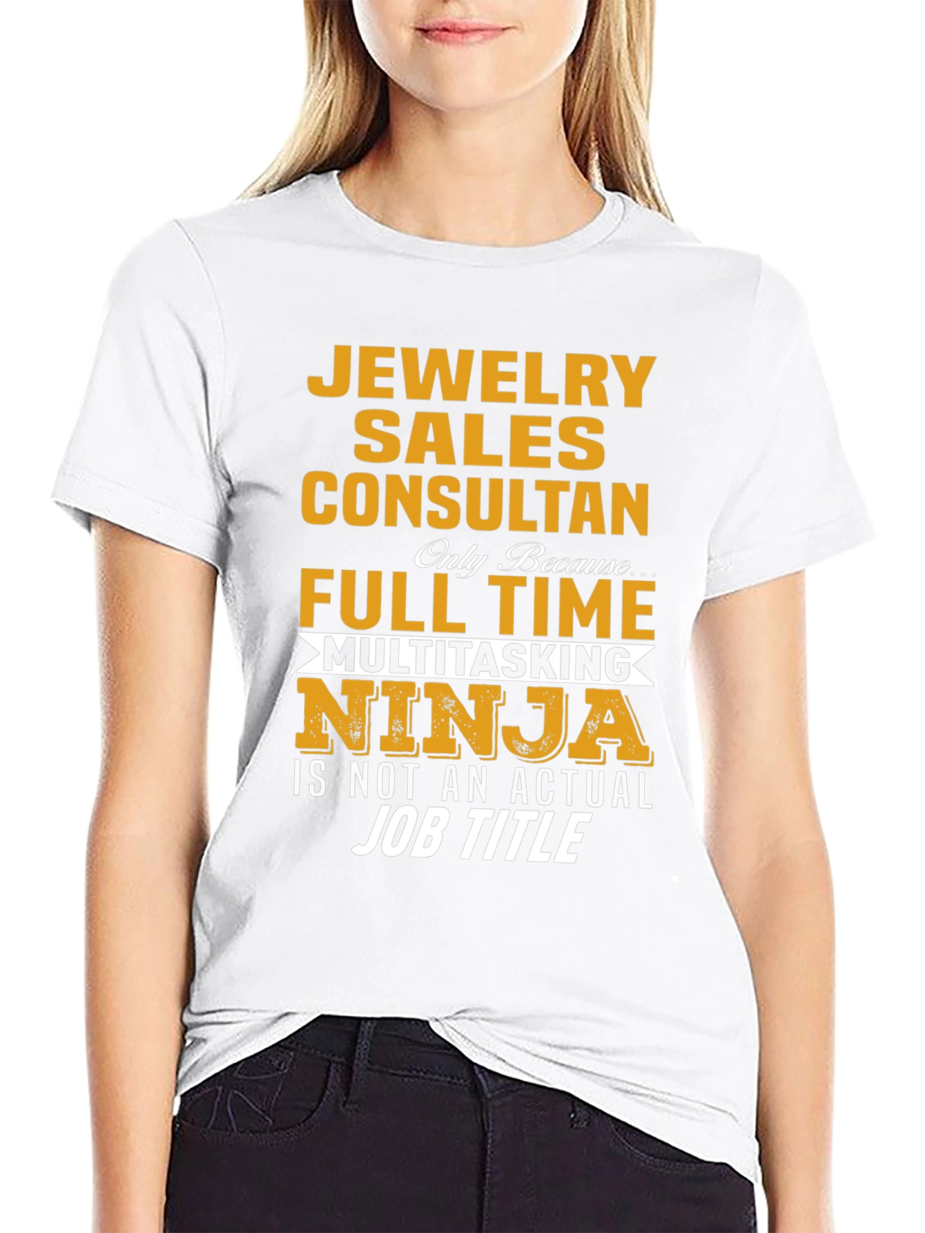 Jewelry Sales Consultant Multitasking Ninja T-Shirt