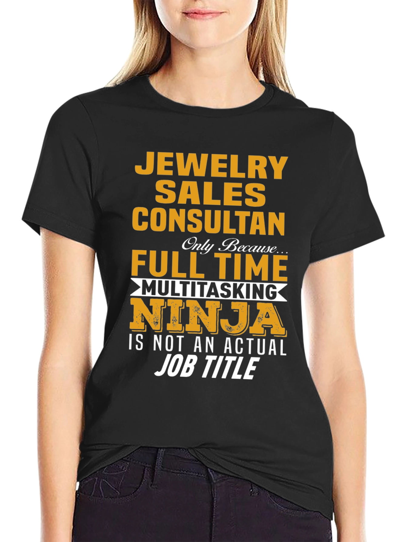 Jewelry Sales Consultant Multitasking Ninja T-Shirt