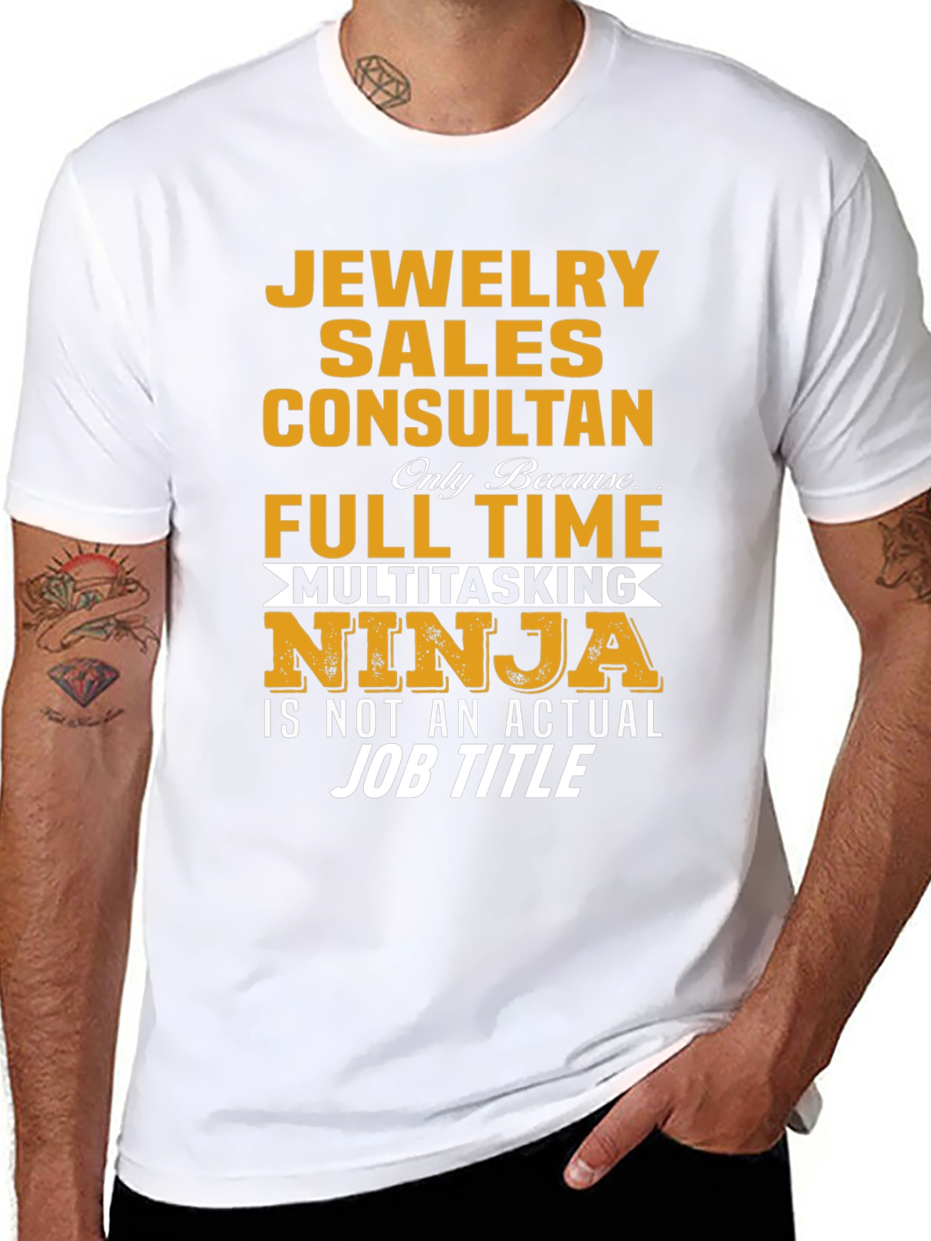 Jewelry Sales Consultant Multitasking Ninja T-Shirt